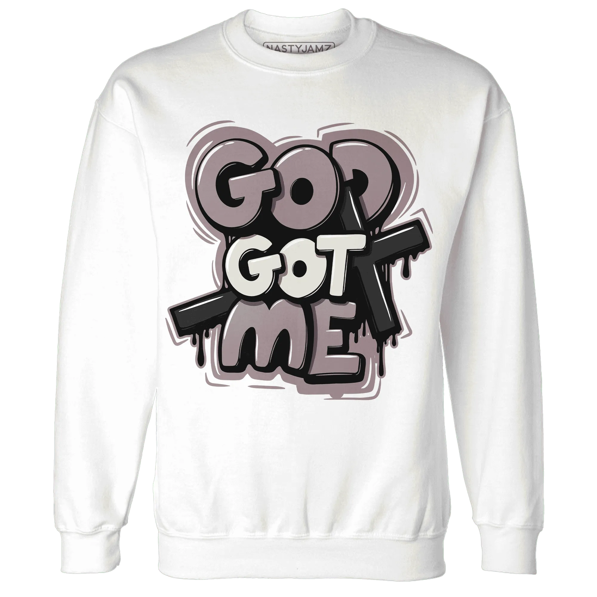 Black-Violet-Ore-3s-NastyJamz-Sweatshirt-Match-God-Got-Me