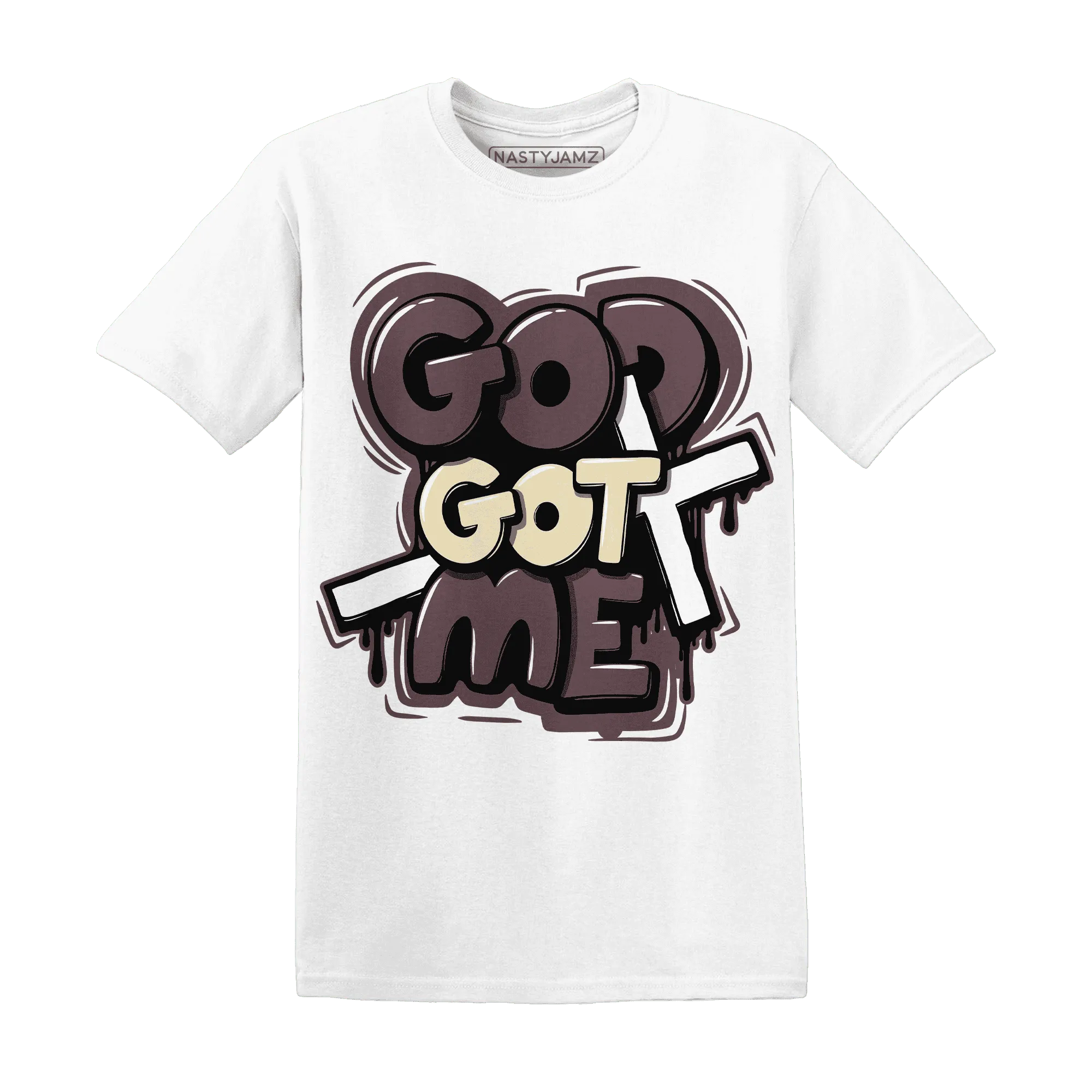 Burgundy-Crush-3s-NastyJamz-T-Shirt-Match-God-Got-Me