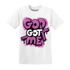 GS Hyper Violet 4s T Shirt God Got Me - NastyJamz