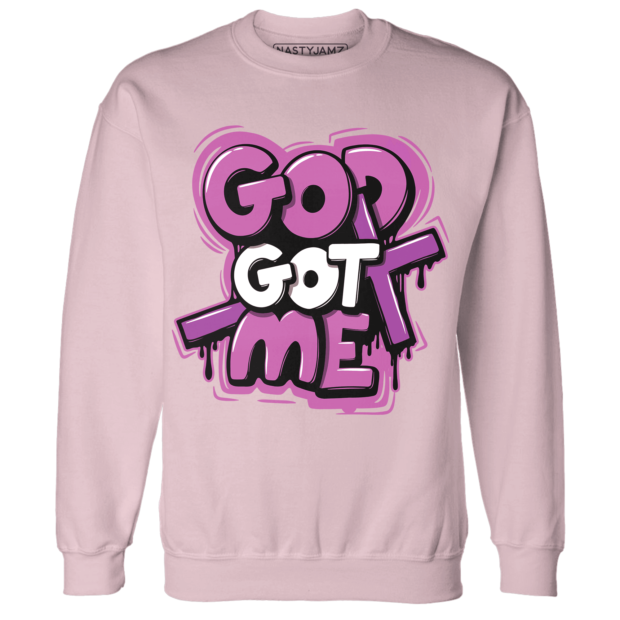 GS Hyper Violet 4s Sweatshirt Match God Got Me - NastyJamz