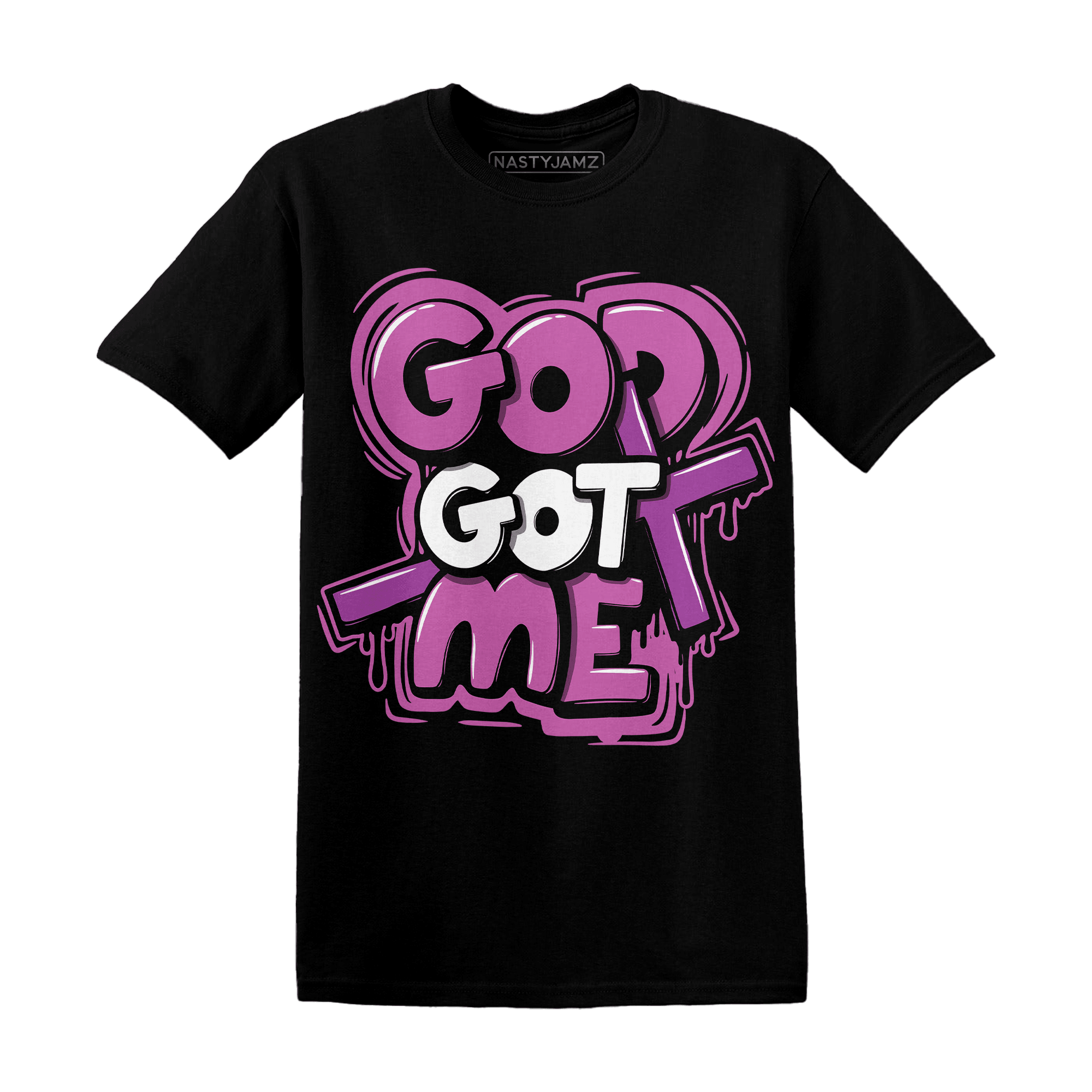 GS Hyper Violet 4s T Shirt God Got Me - NastyJamz