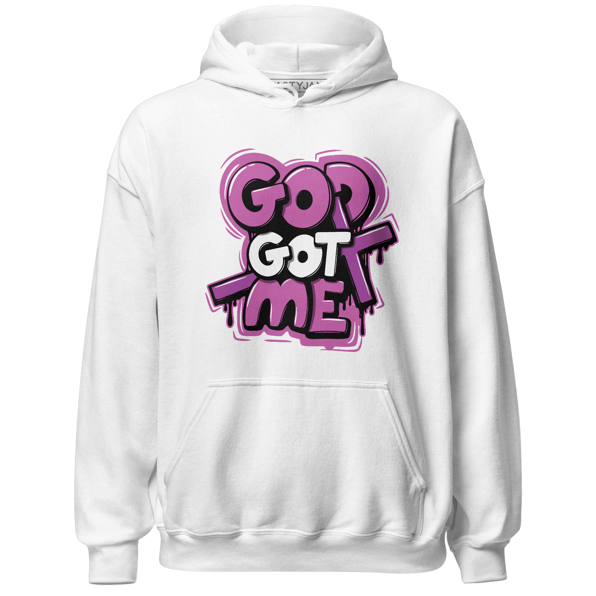 GS Hyper Violet 4s Hoodie Match God Got Me - NastyJamz