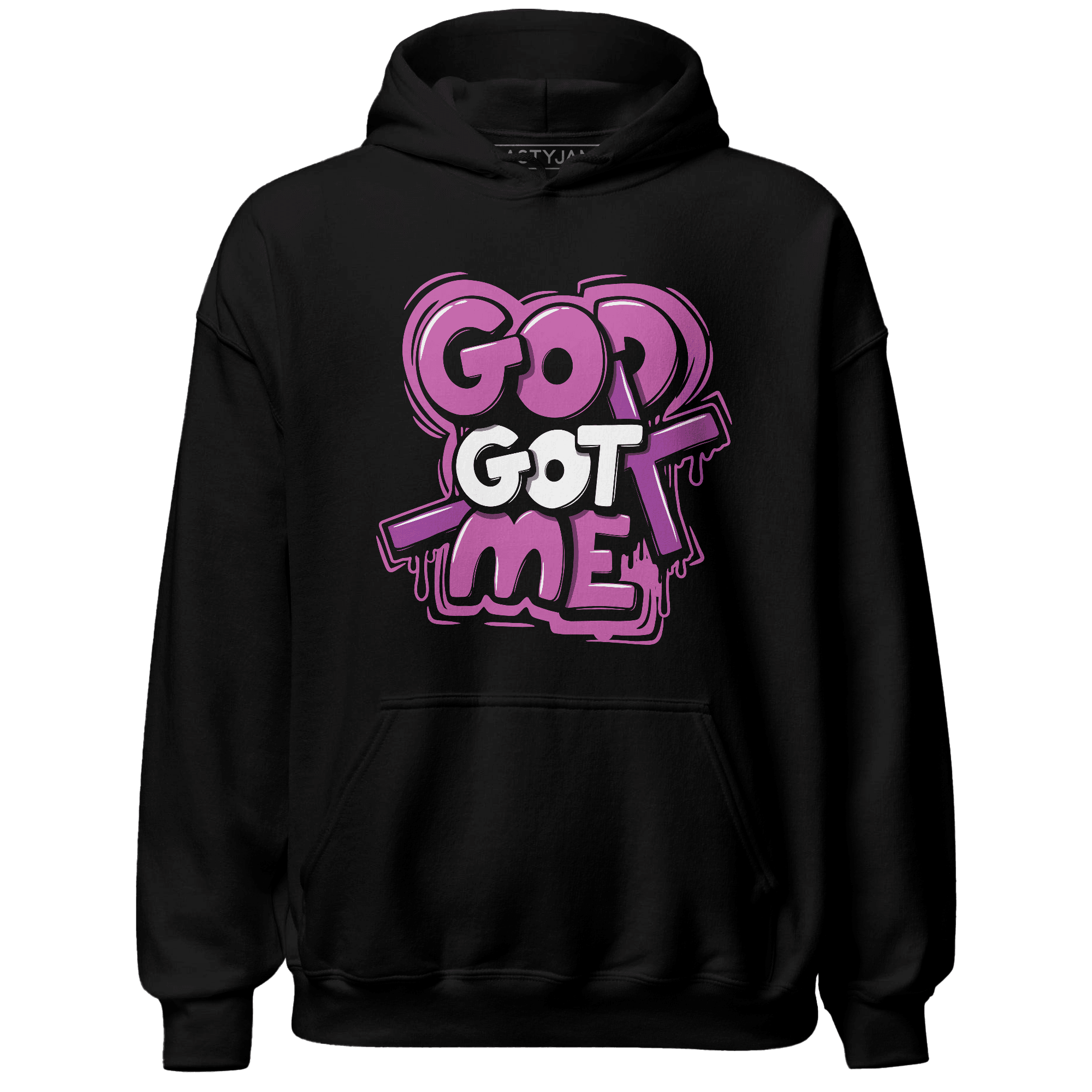 GS Hyper Violet 4s Hoodie Match God Got Me - NastyJamz