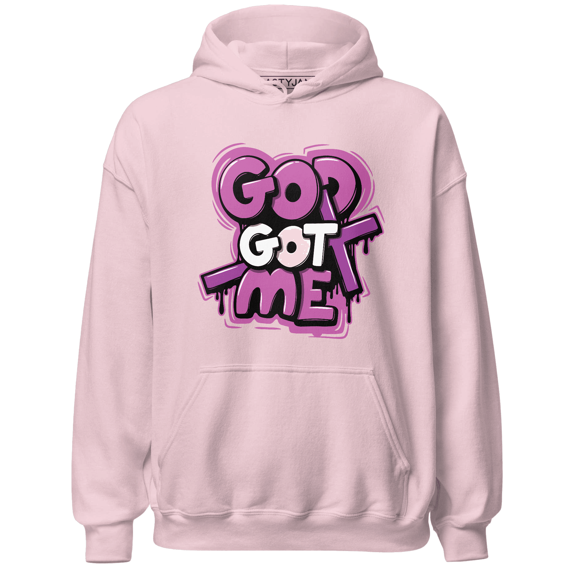 GS Hyper Violet 4s Hoodie Match God Got Me - NastyJamz