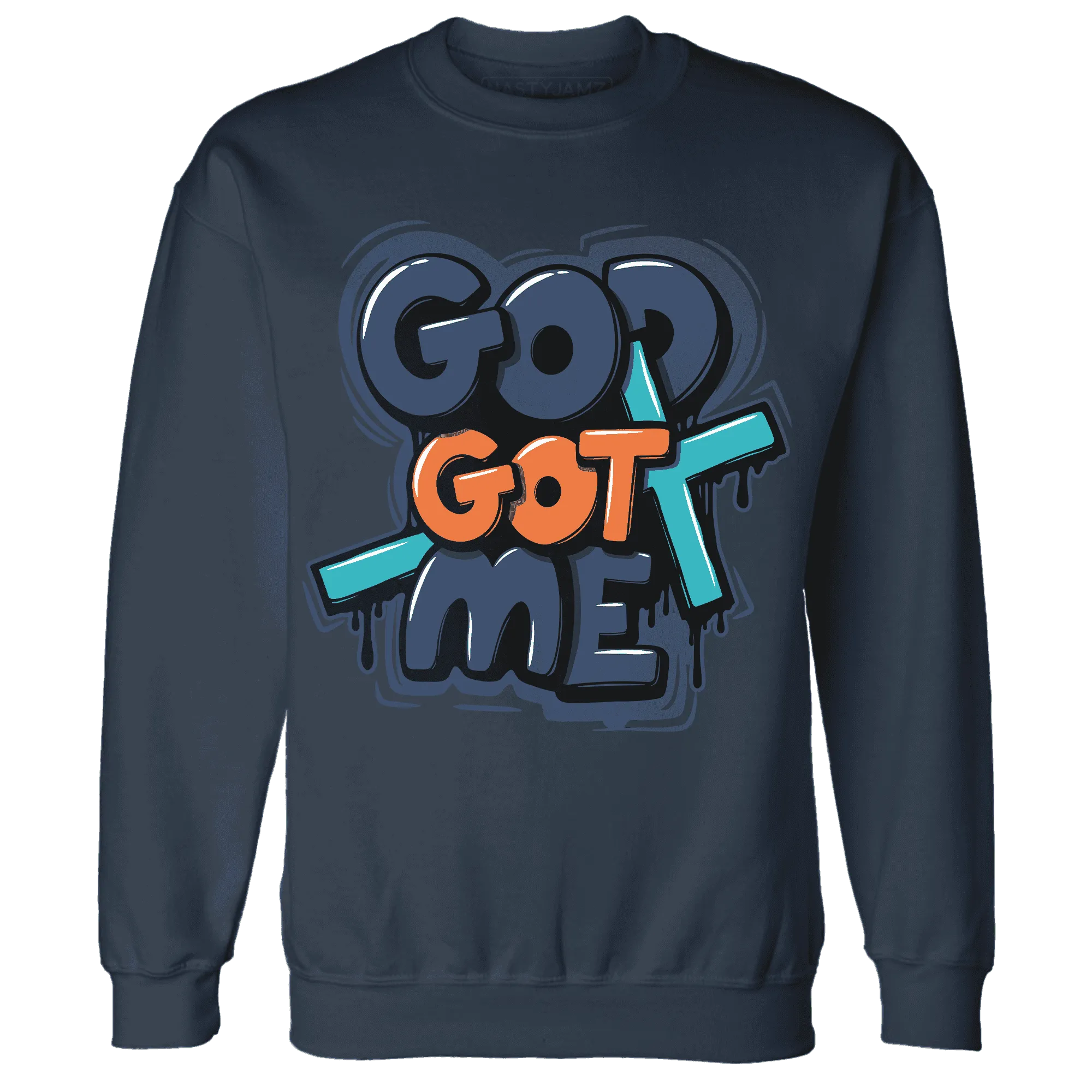 AM-Plus-Drift-Midnight-Navy-Total-Orange-Dusty-Cactus-NastyJamz-Sweatshirt-Match-God-Got-Me