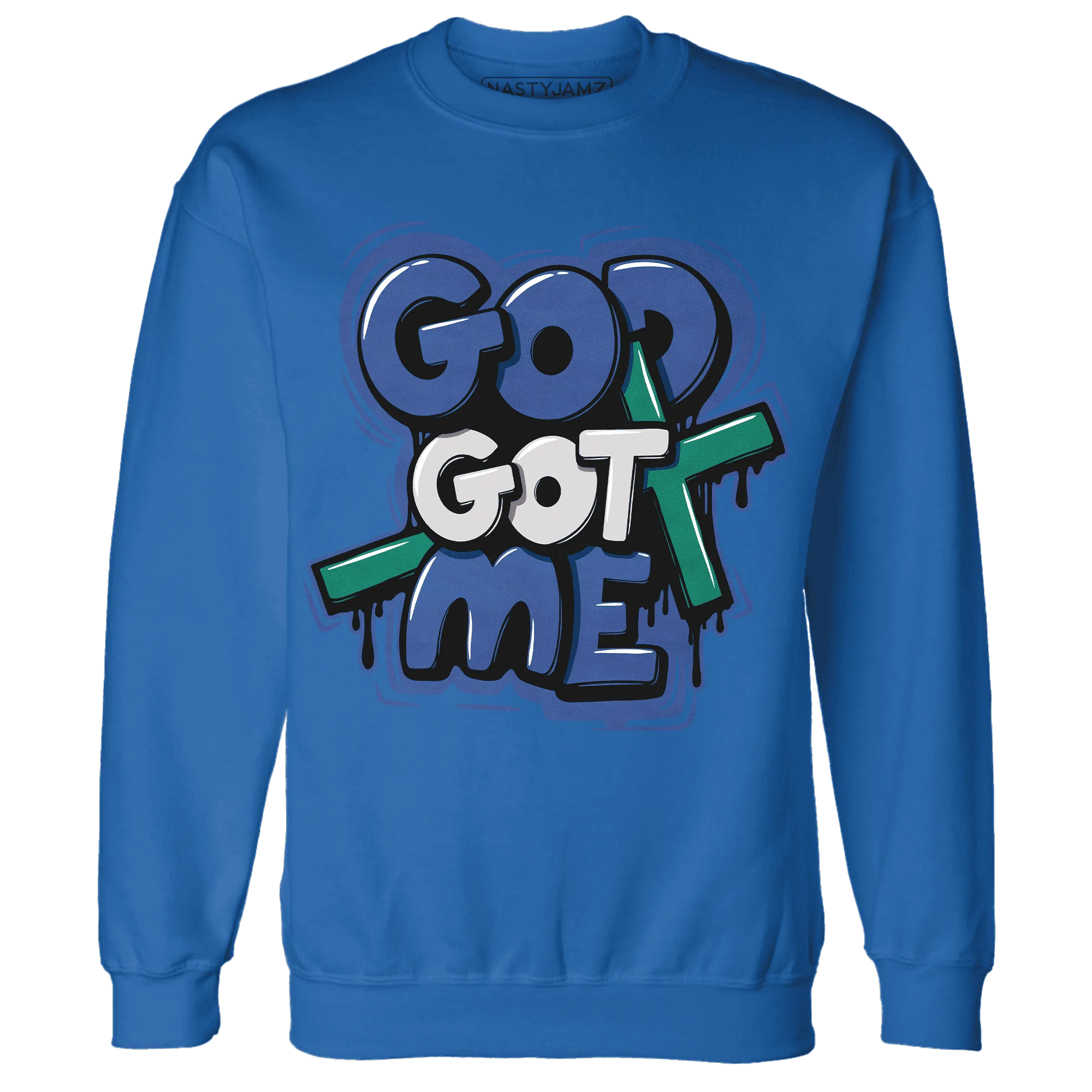 Dunk-Hyper-Royal-Malachite-Sweatshirt-Match-God-Got-Me