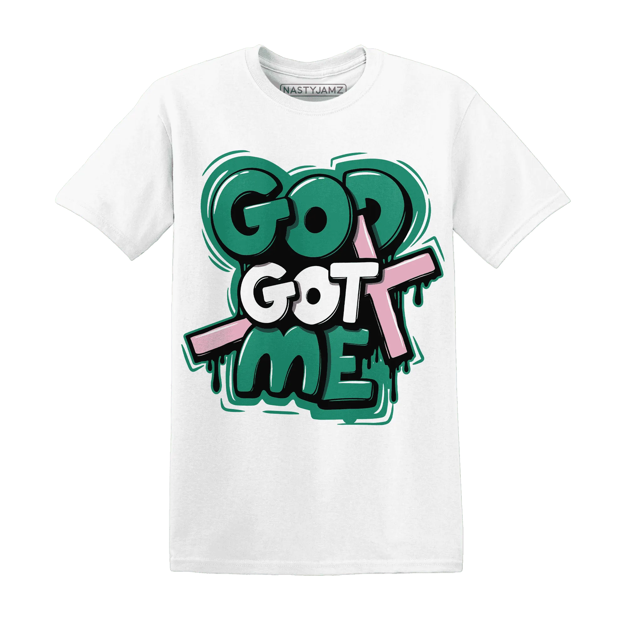 Dunk-Pink-Malachite-Medium-Soft-Low-Sail-NastyJamz-T-Shirt-Match-God-Got-Me