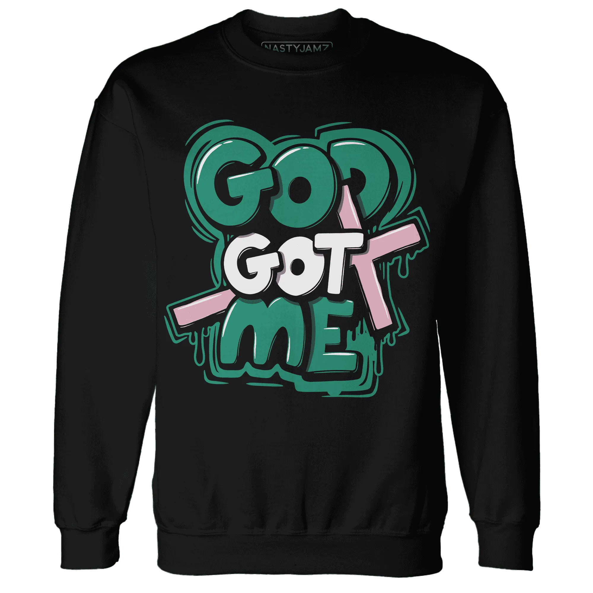 Dunk-Pink-Malachite-Medium-Soft-Low-Sail-NastyJamz-Sweatshirt-Match-God-Got-Me