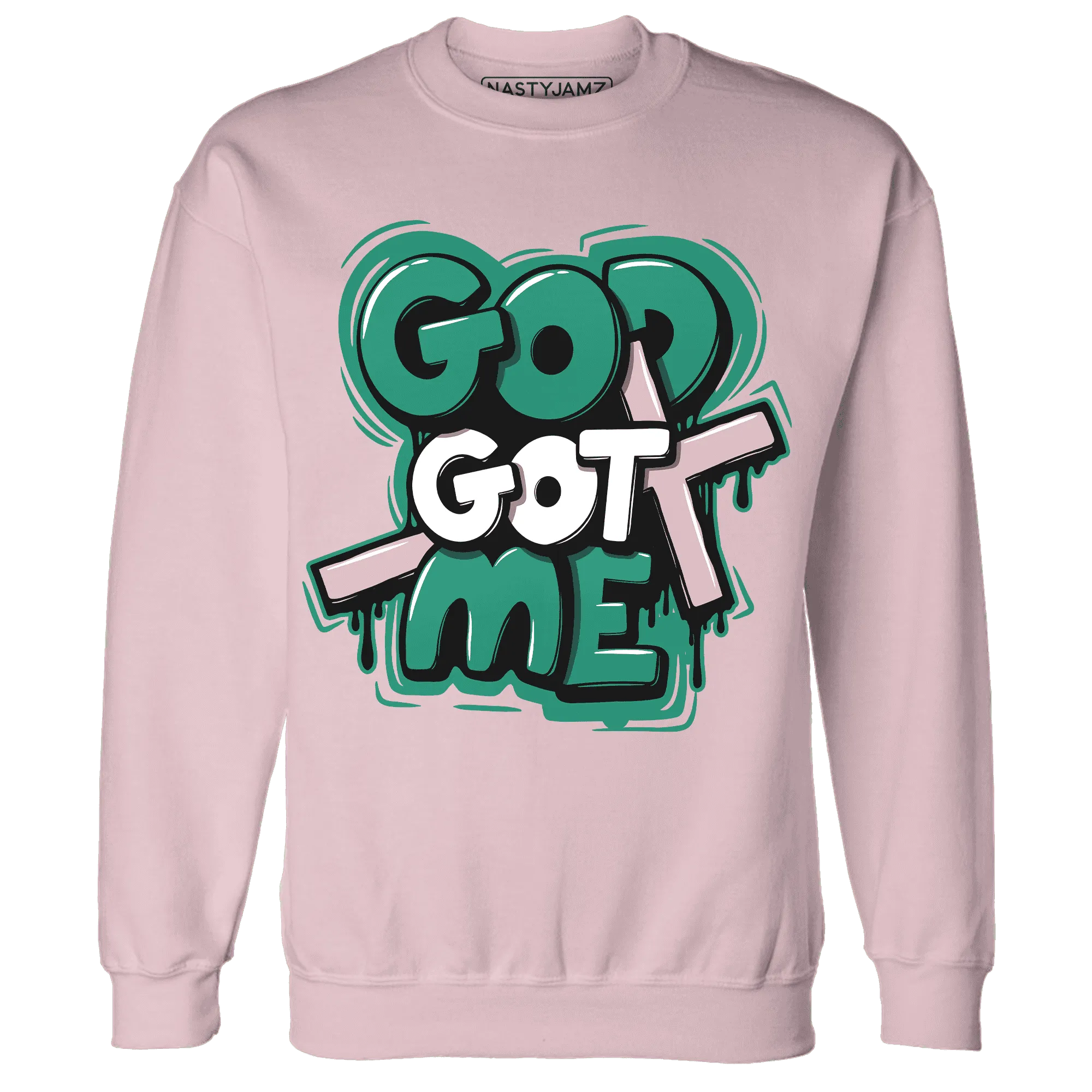 Dunk-Pink-Malachite-Medium-Soft-Low-Sail-NastyJamz-Sweatshirt-Match-God-Got-Me