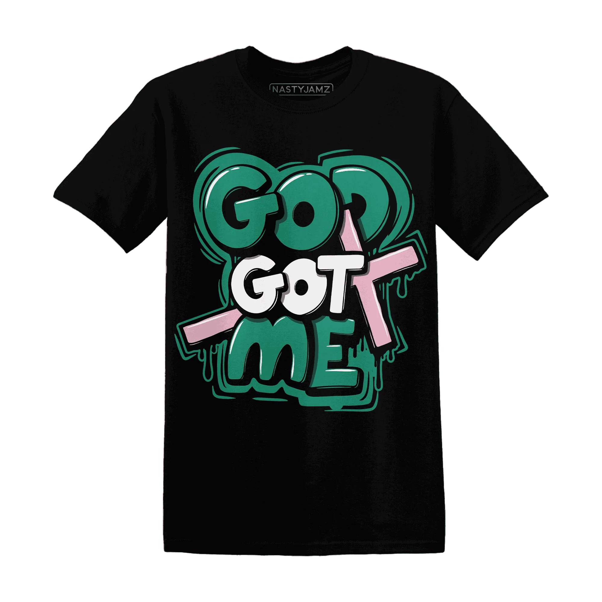 Dunk-Pink-Malachite-Medium-Soft-Low-Sail-NastyJamz-T-Shirt-Match-God-Got-Me