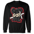 Jumman Jack University Red Sweatshirt Match God Got Me - NastyJamz