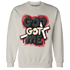 Jumman Jack University Red Sweatshirt Match God Got Me - NastyJamz
