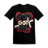Jumman Jack University Red T Shirt God Got Me - NastyJamz