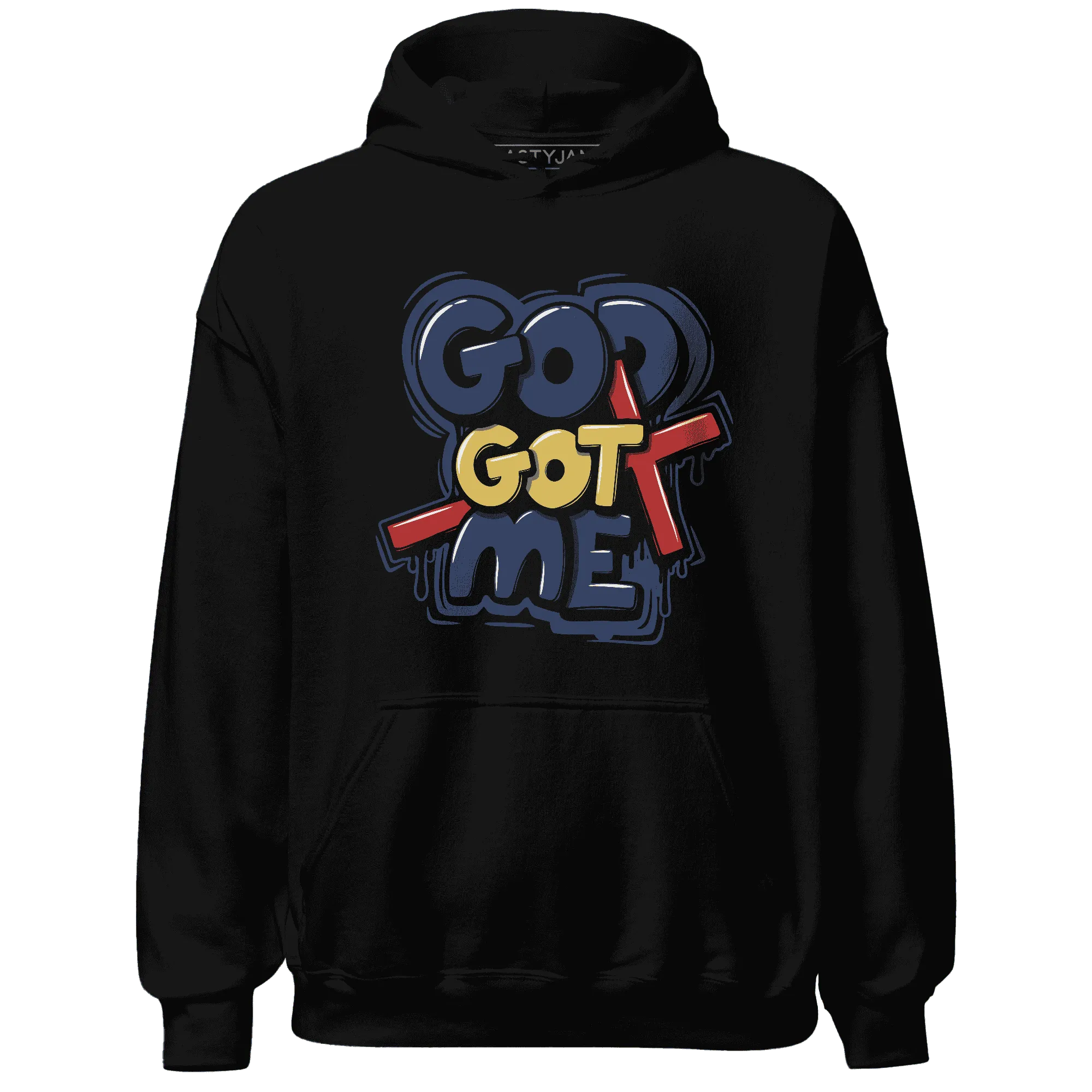 VaporMax-Air-Plus-Midnight-Navy-Gold-Black-NastyJamz-Hoodie-Match-God-Got-Me