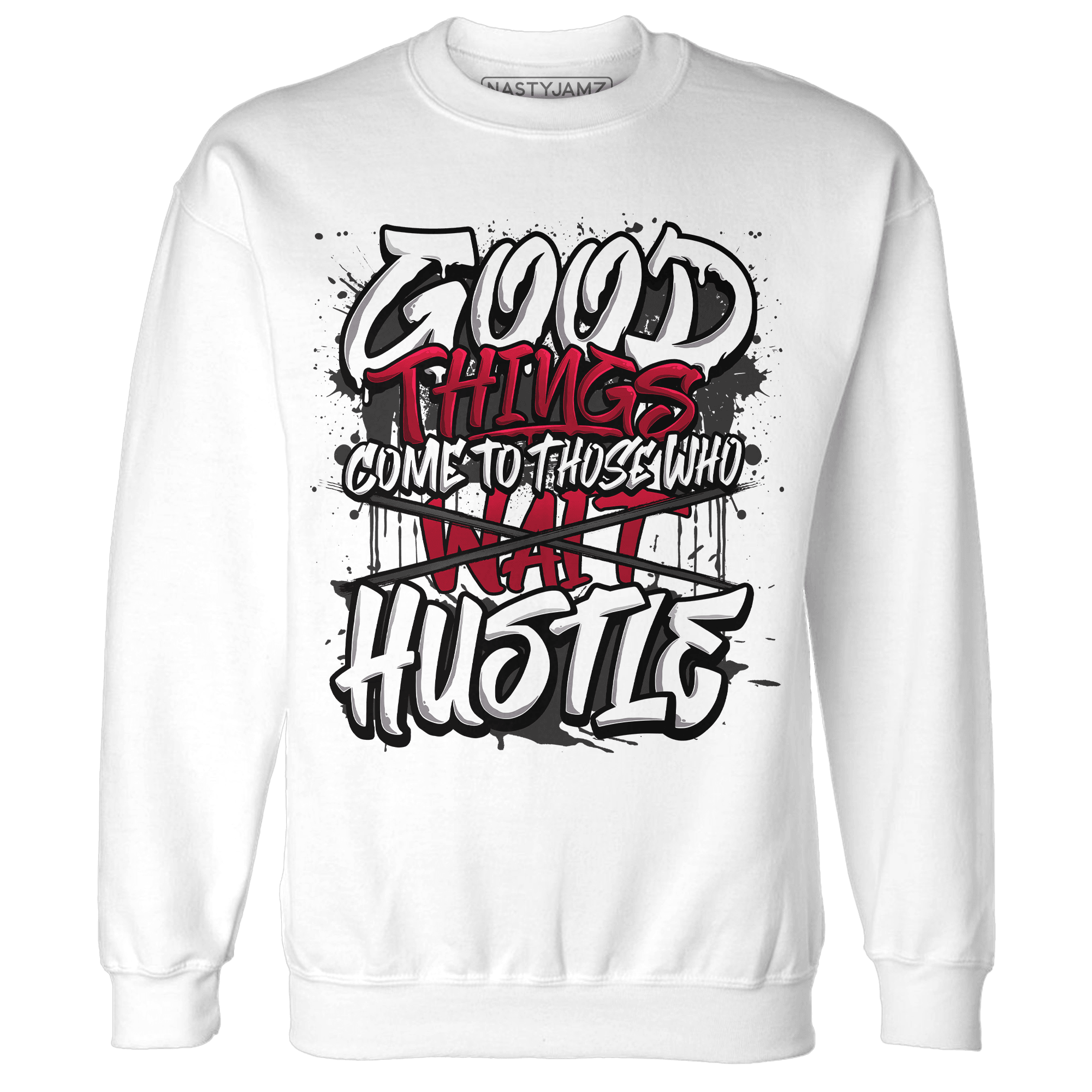 Retro Red Taxi 12s Sweatshirt Match Good Things - NastyJamz