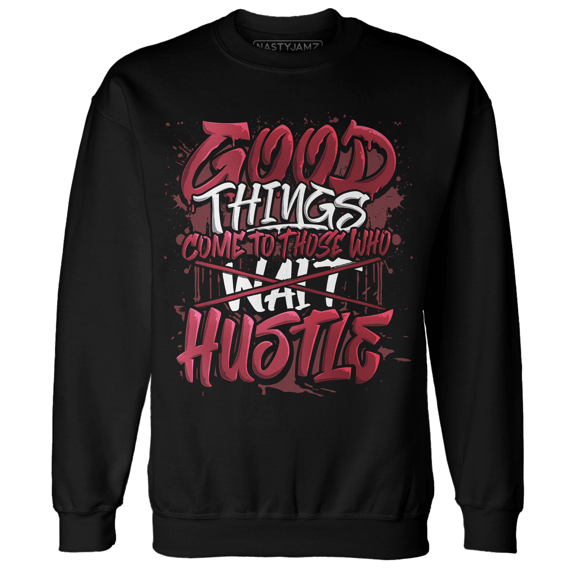 High 85 Metallic Burgundy 1s Sweatshirt Match Good Things - NastyJamz