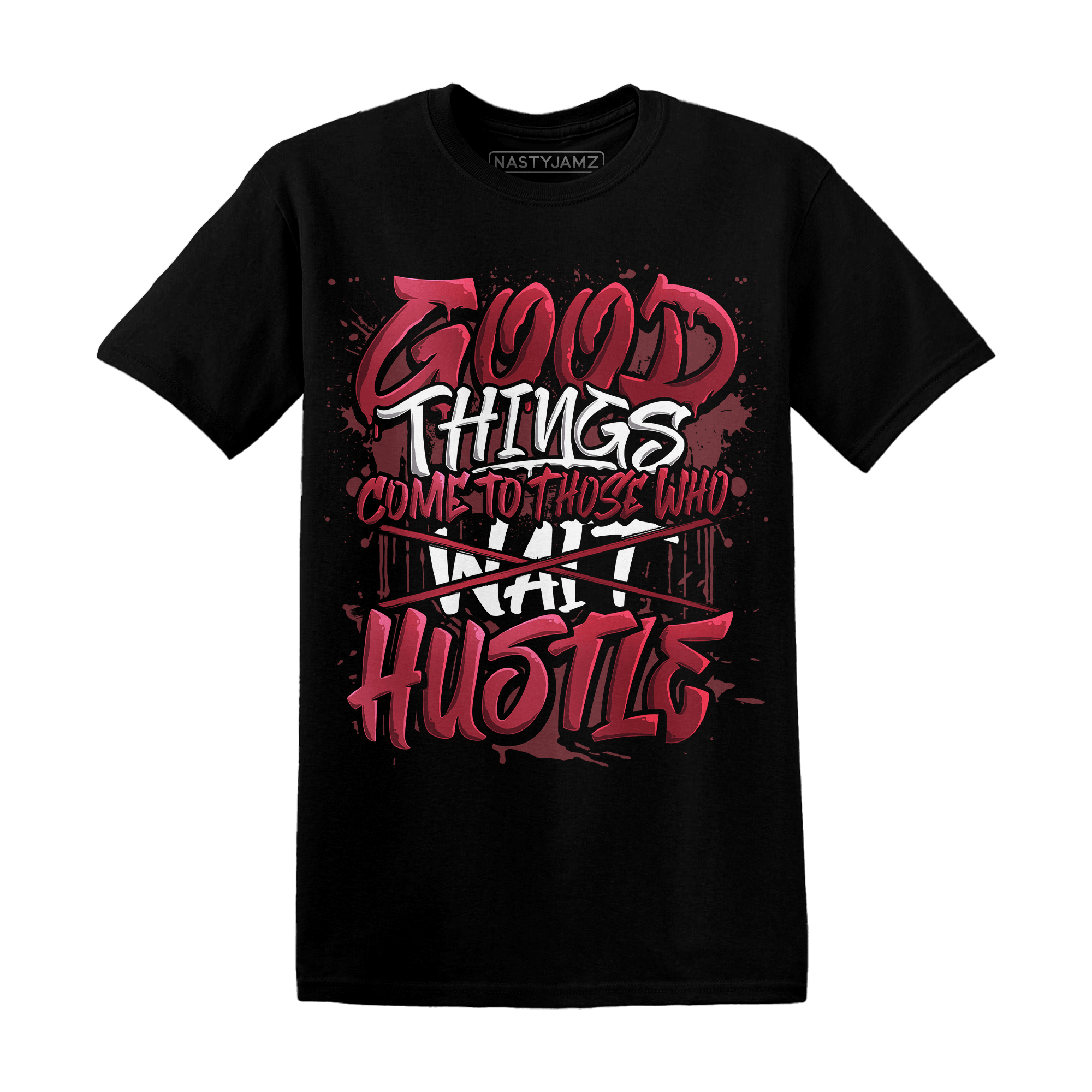 High 85 Metallic Burgundy 1s T Shirt Match Good Things - NastyJamz