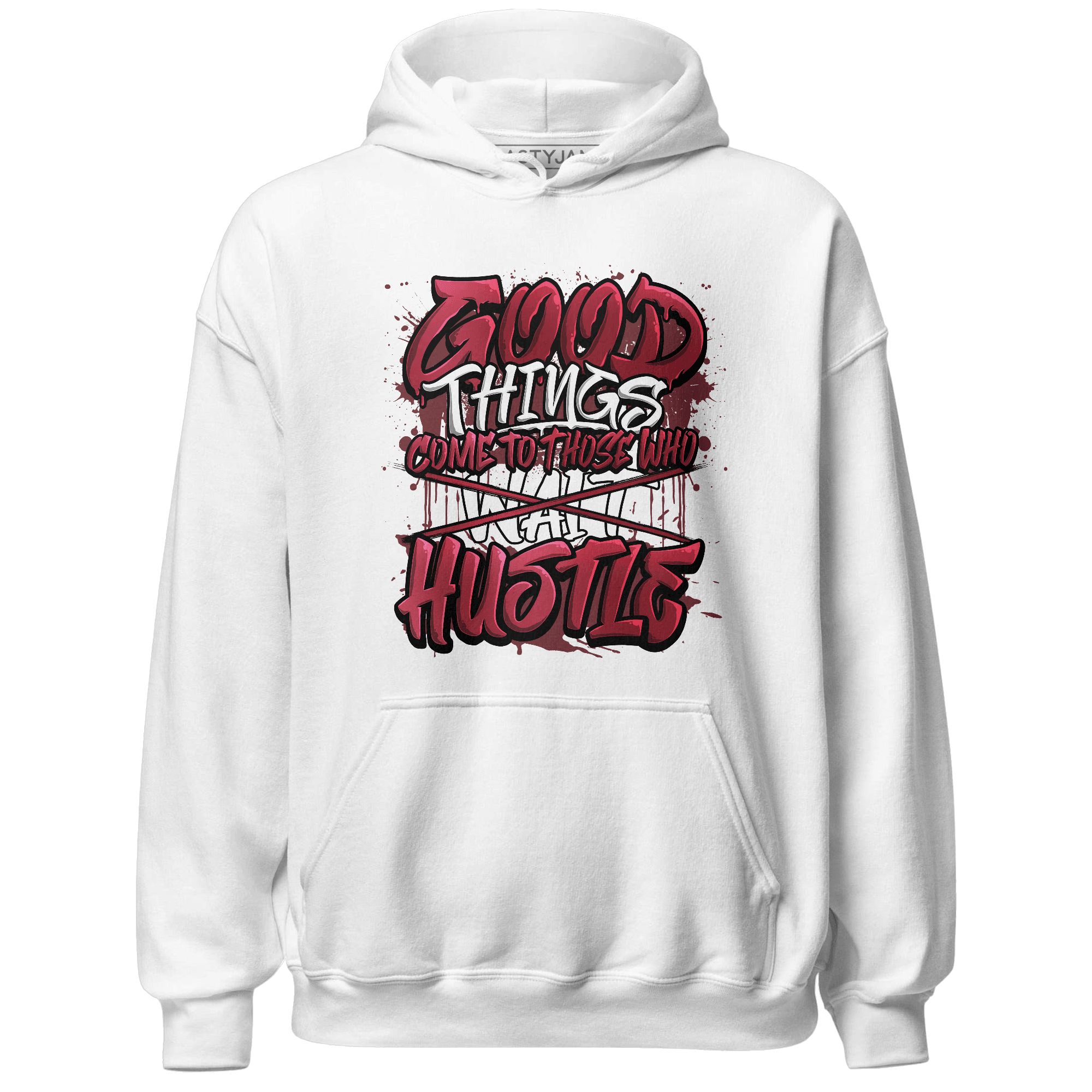 High 85 Metallic Burgundy 1s Hoodie Match Good Things - NastyJamz