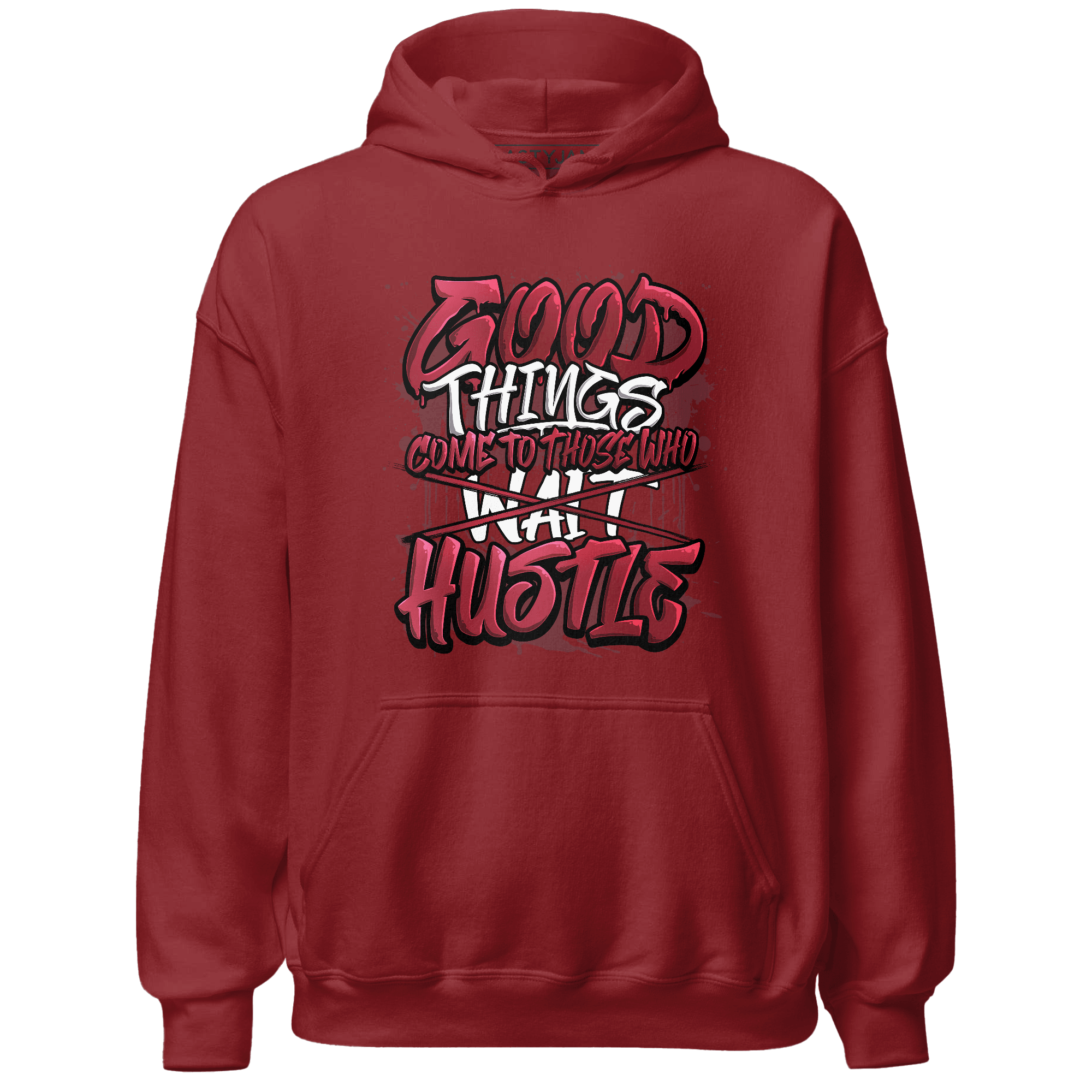 High 85 Metallic Burgundy 1s Hoodie Match Good Things - NastyJamz