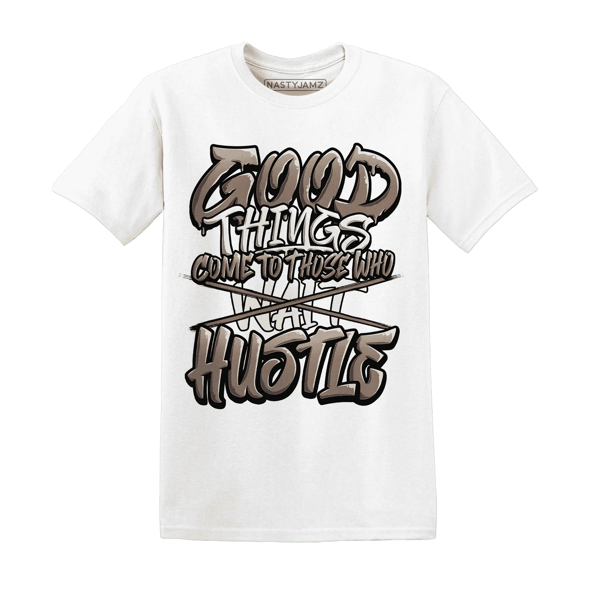 NastyJamz-Low-Mocha-1s-T-Shirt-Match-Good-Things