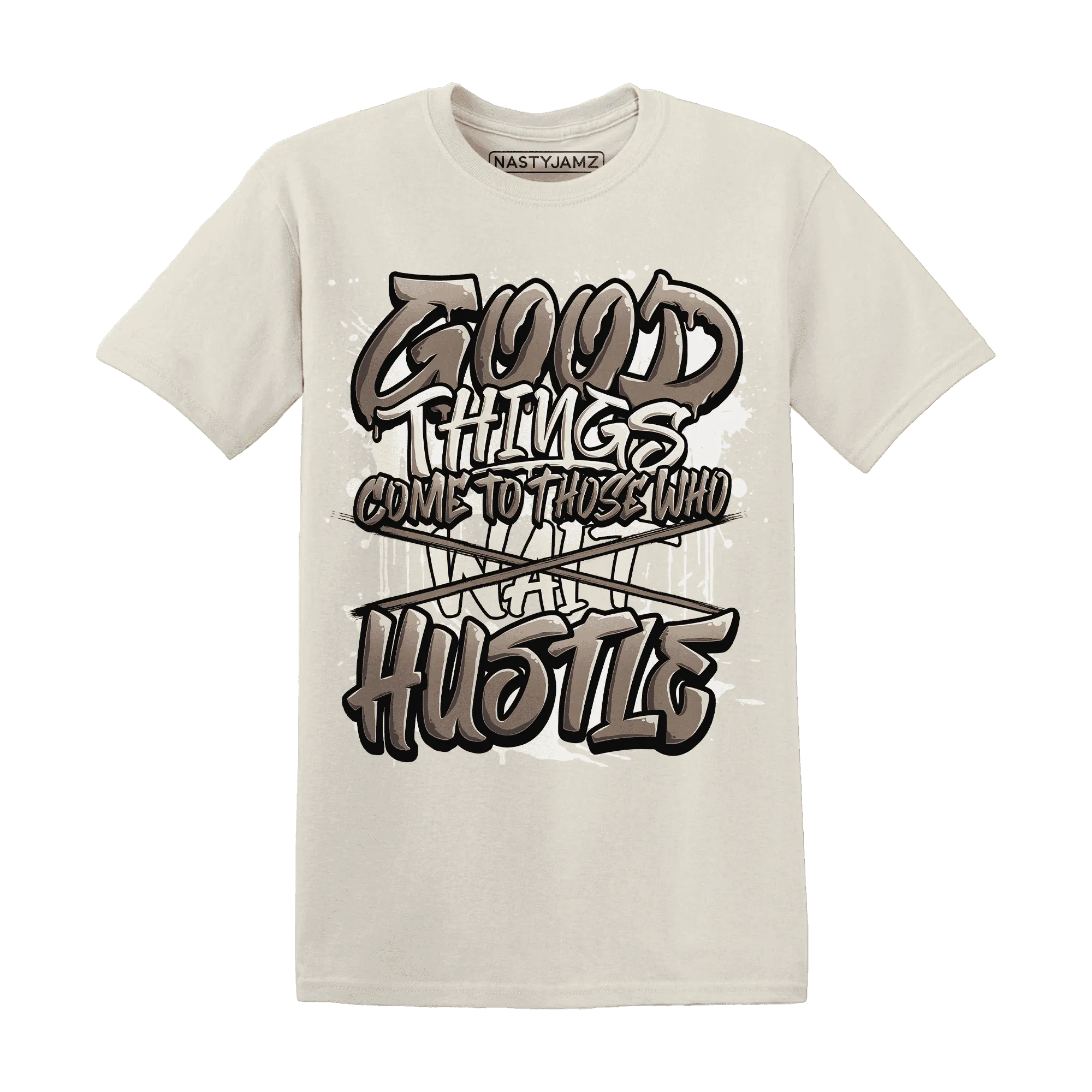 NastyJamz-Low-Mocha-1s-T-Shirt-Match-Good-Things