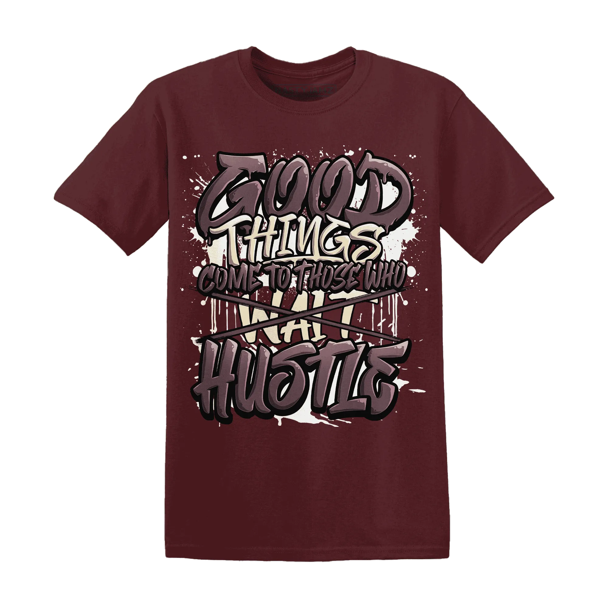 NastyJamz-Burgundy-Crush-3s-T-Shirt-Match-Good-Things