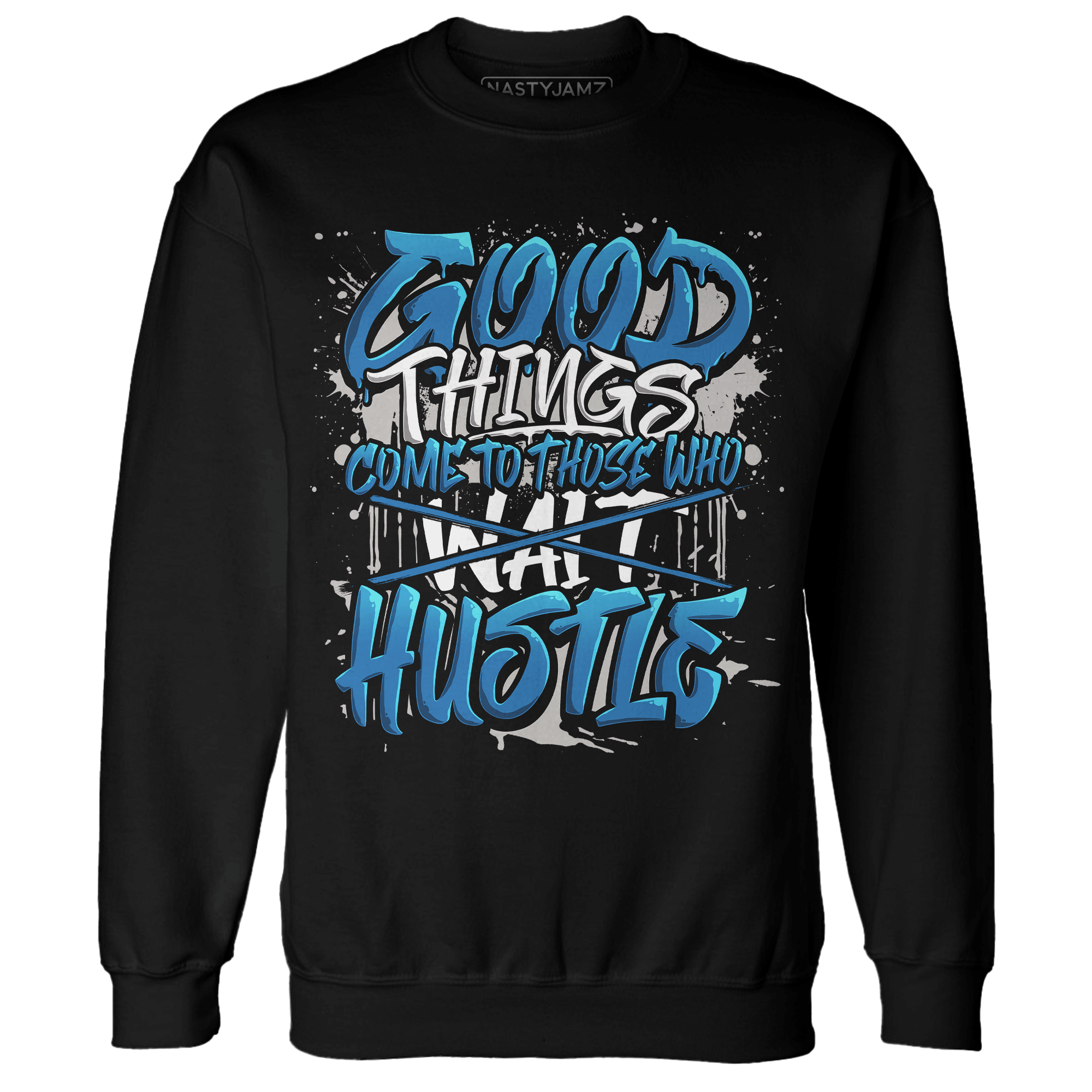 Industrial Blue 4s Sweatshirt Match Good Things - NastyJamz