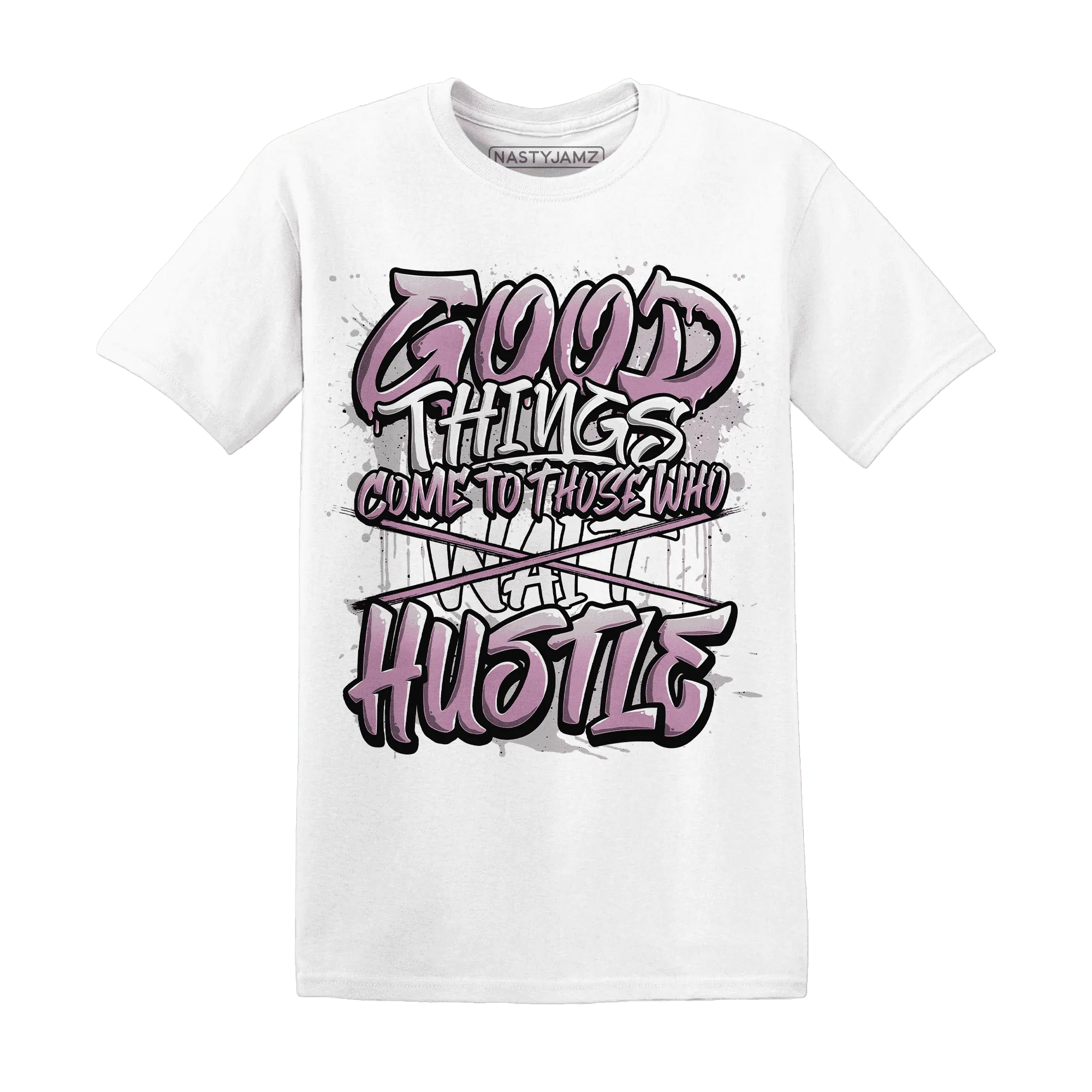 Orchid-Neutral-Grey-Black-White-4s-NastyJamz-T-Shirt-Match-Good-Things