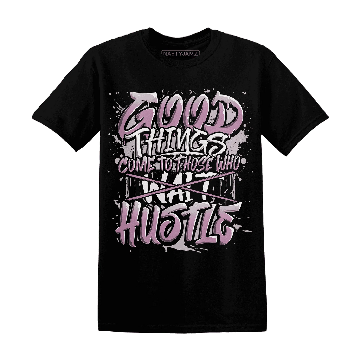 Orchid-Neutral-Grey-Black-White-4s-NastyJamz-T-Shirt-Match-Good-Things