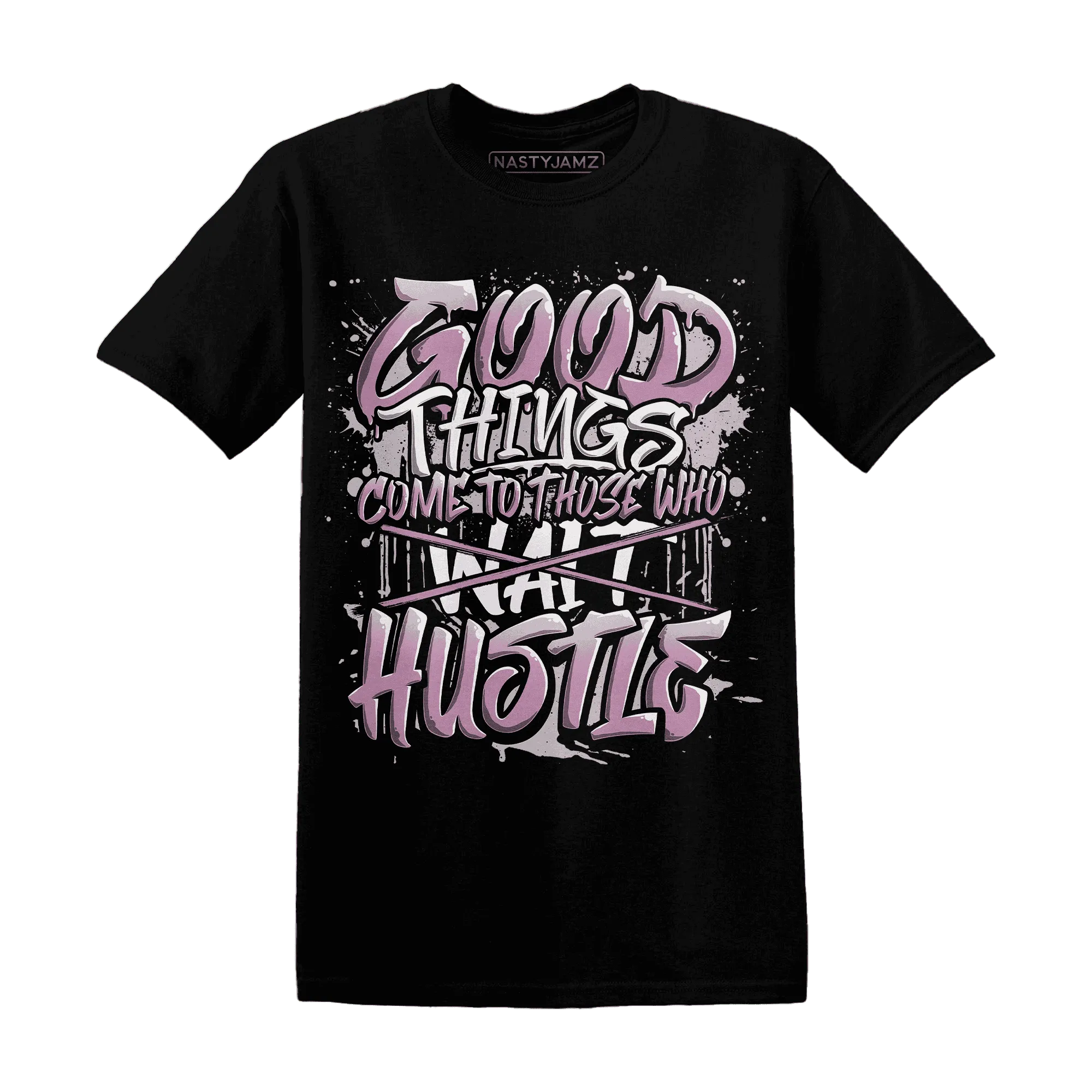 Orchid-Neutral-Grey-Black-White-4s-NastyJamz-T-Shirt-Match-Good-Things