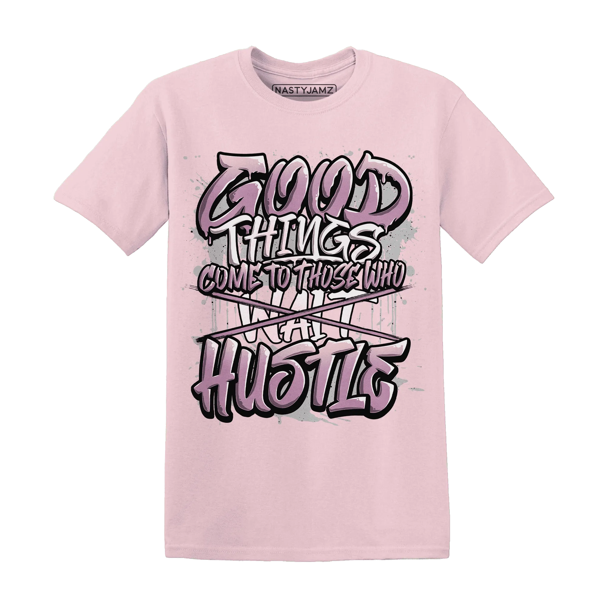 Orchid-Neutral-Grey-Black-White-4s-NastyJamz-T-Shirt-Match-Good-Things