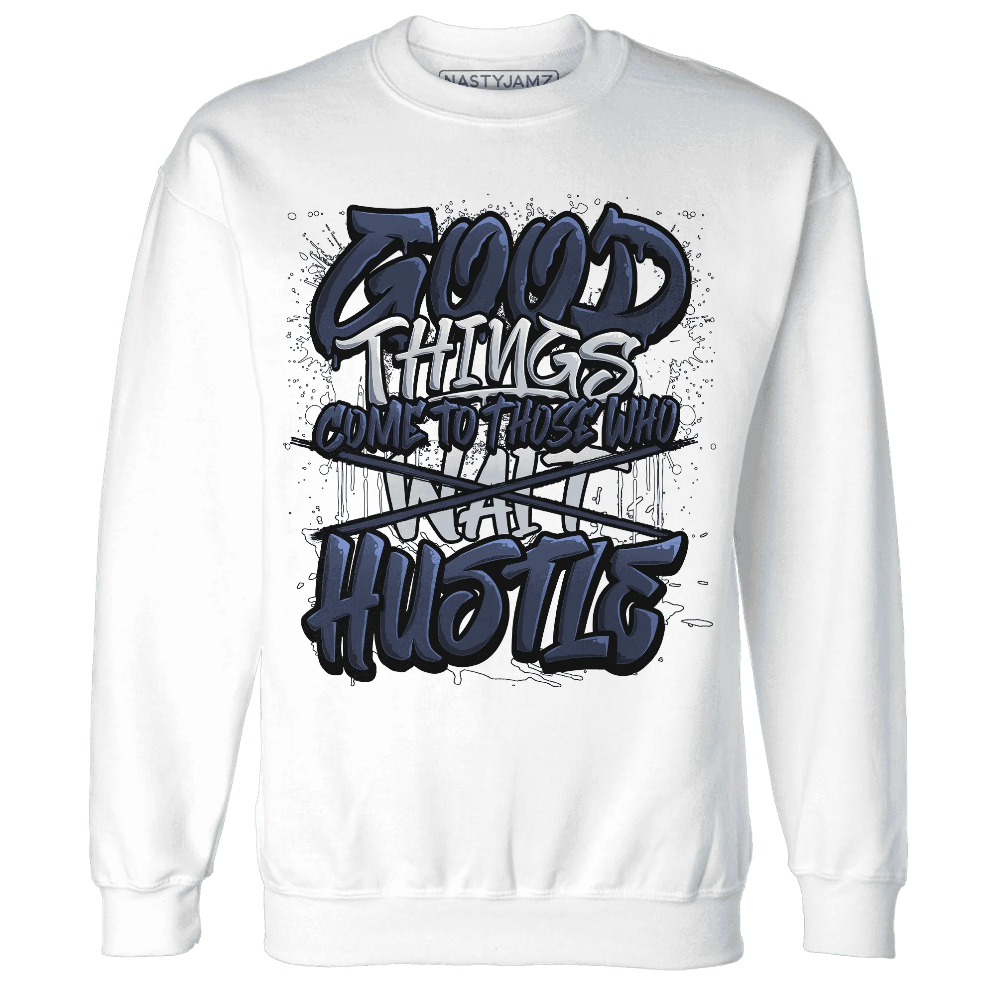 White-Navy-6s-Sweatshirt-Match-Good-Things