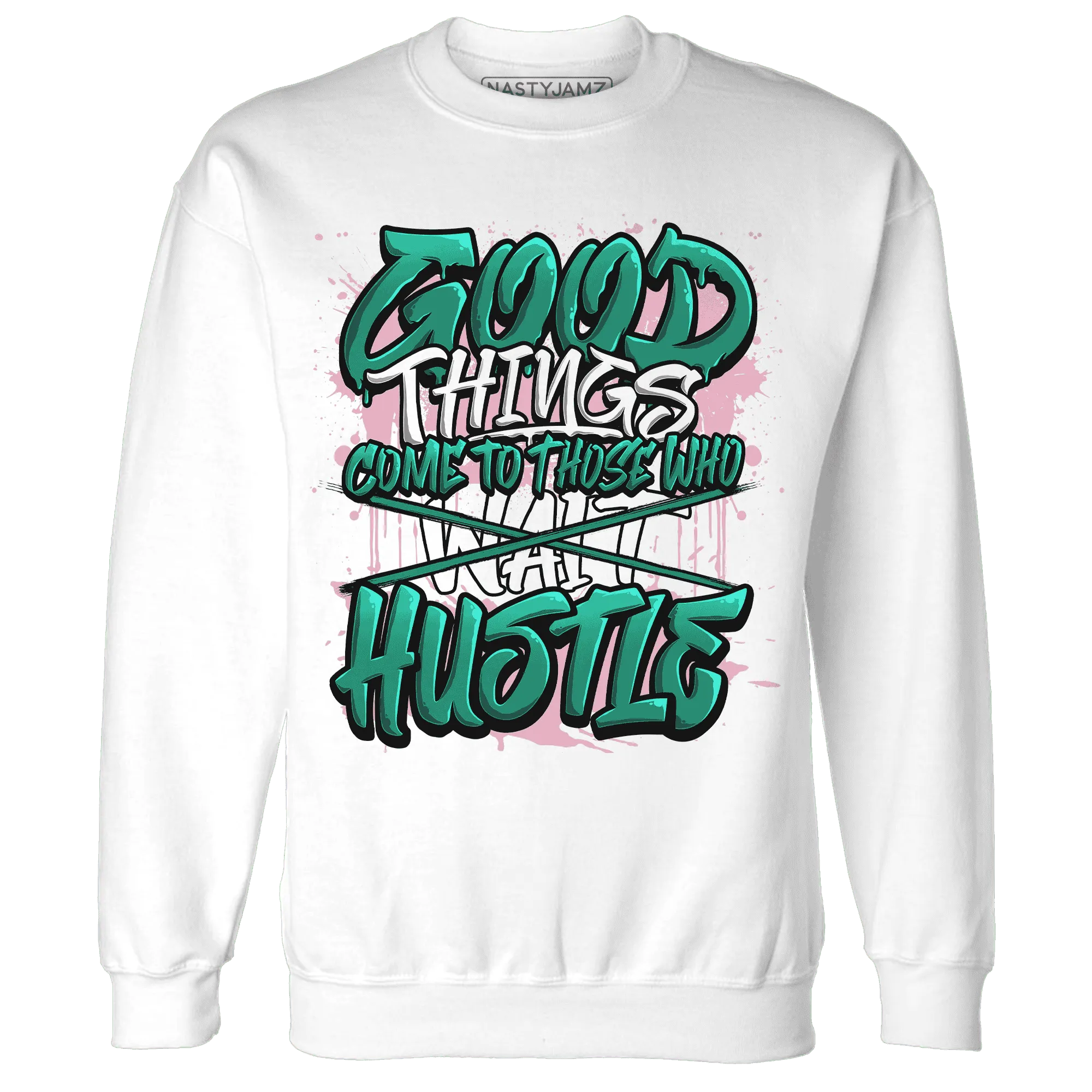 NastyJamz-Dunk-Pink-Malachite-Medium-Soft-Low-Sail-Sweatshirt-Match-Good-Things