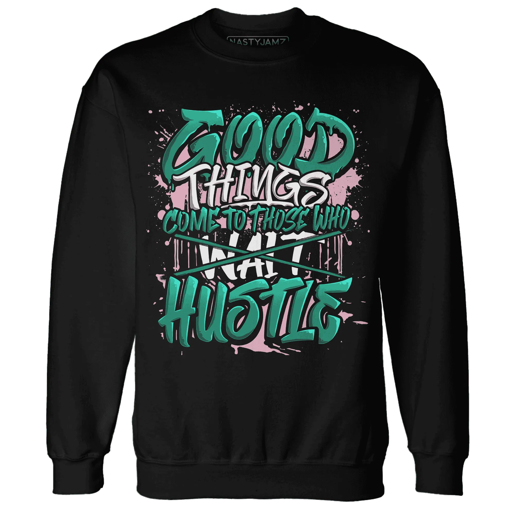 NastyJamz-Dunk-Pink-Malachite-Medium-Soft-Low-Sail-Sweatshirt-Match-Good-Things