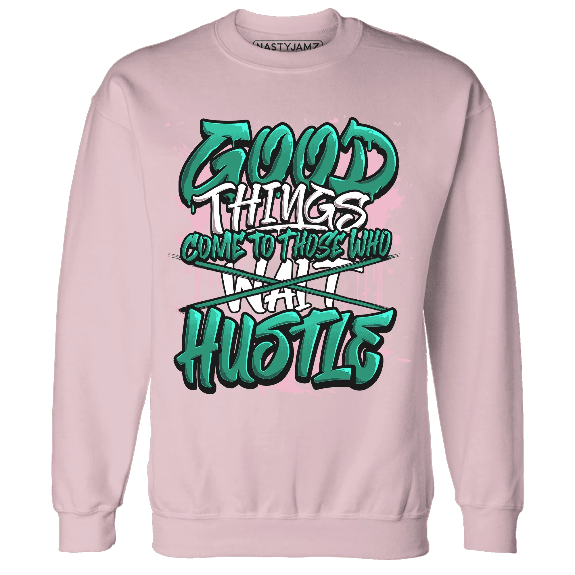 NastyJamz-Dunk-Pink-Malachite-Medium-Soft-Low-Sail-Sweatshirt-Match-Good-Things