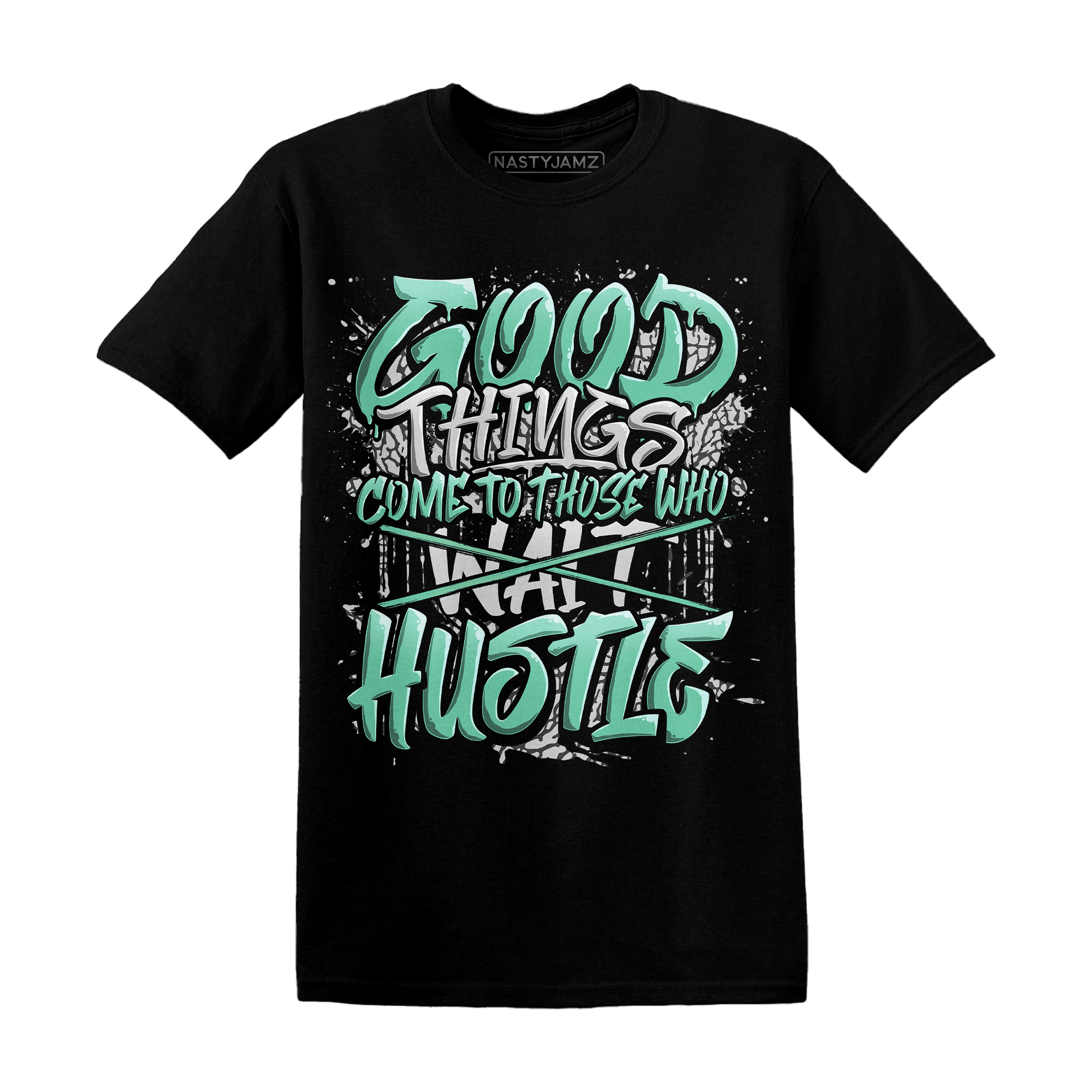 Green Glow 3s T Shirt Match Good Things - NastyJamz