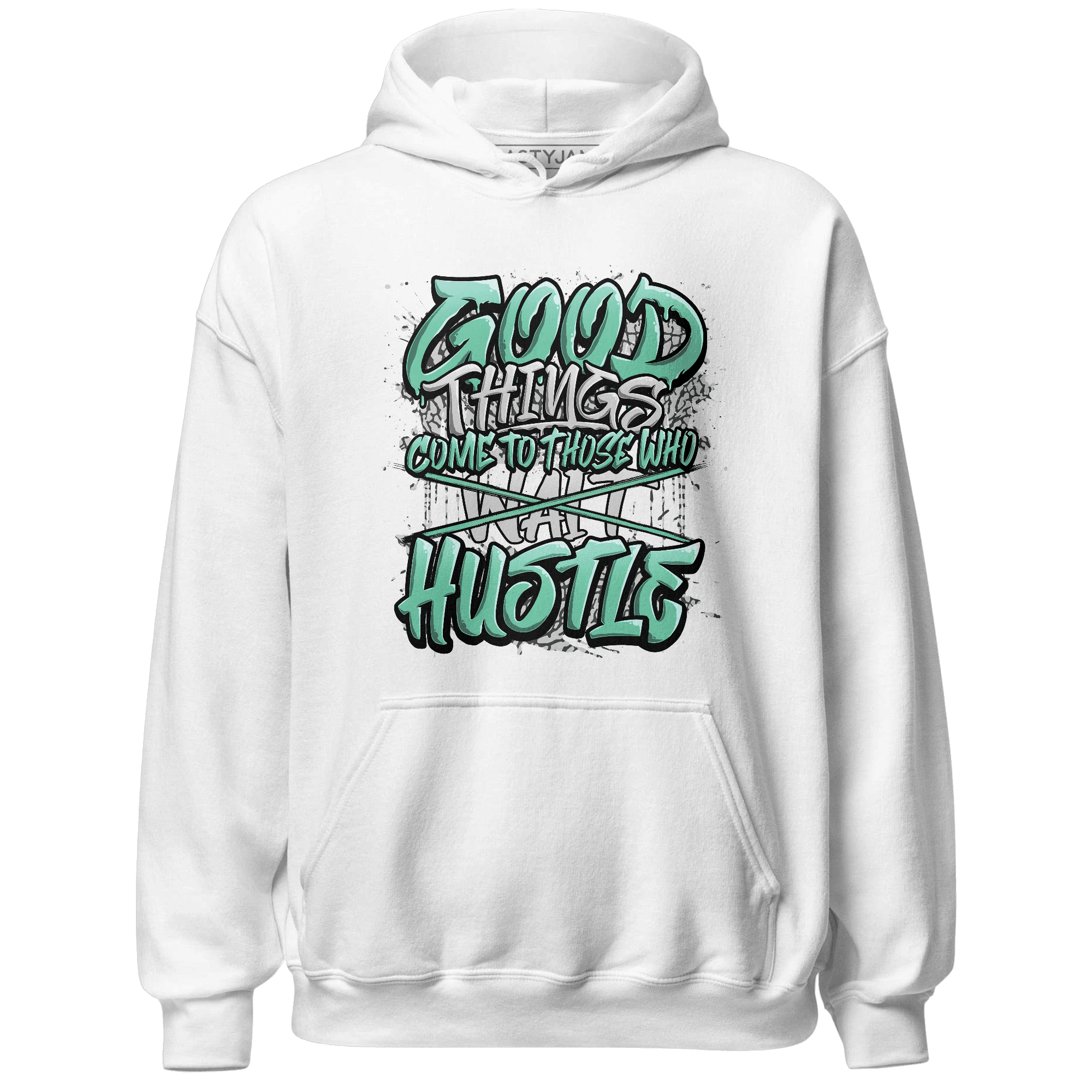 Green Glow 3s Hoodie Match Good Things - NastyJamz