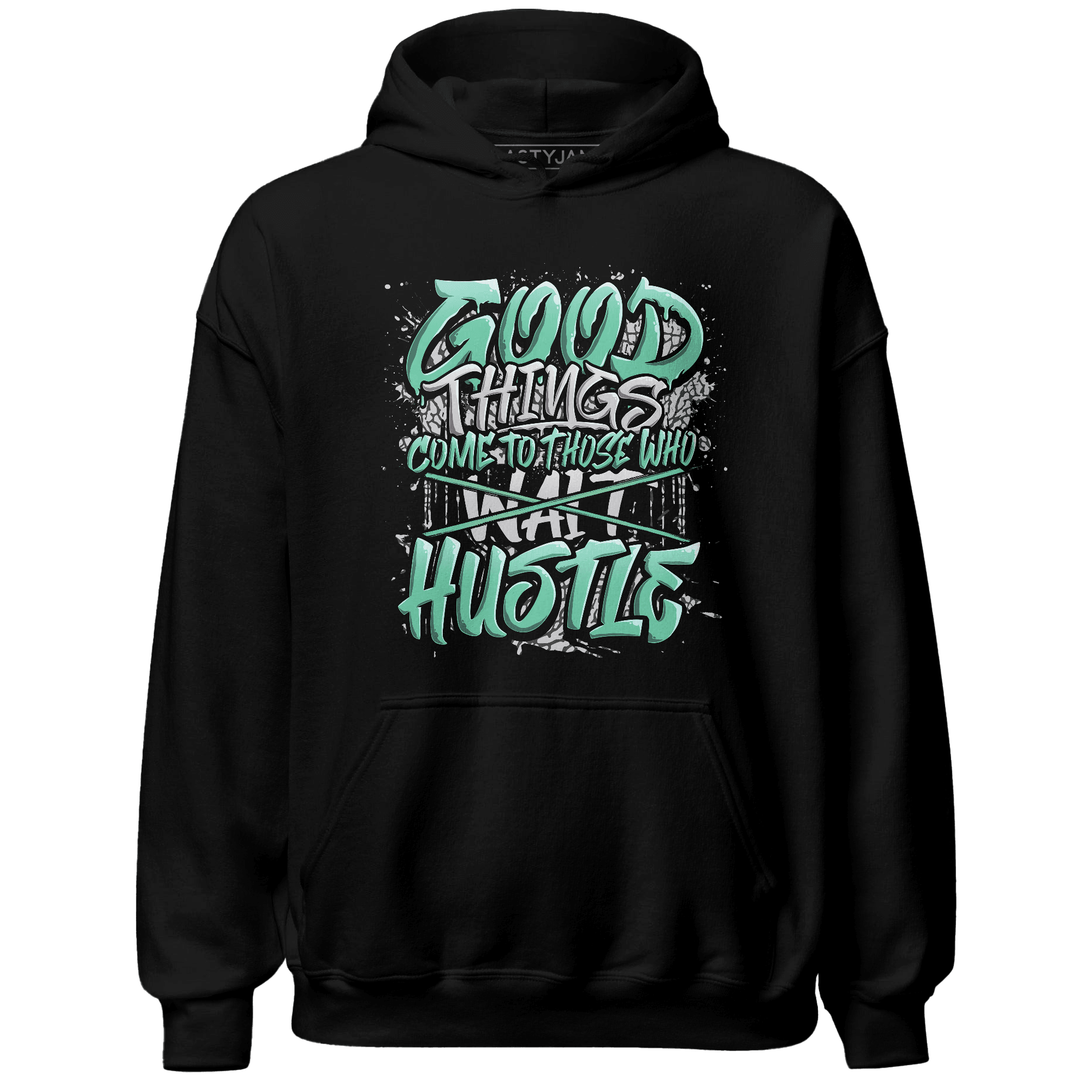 Green Glow 3s Hoodie Match Good Things - NastyJamz