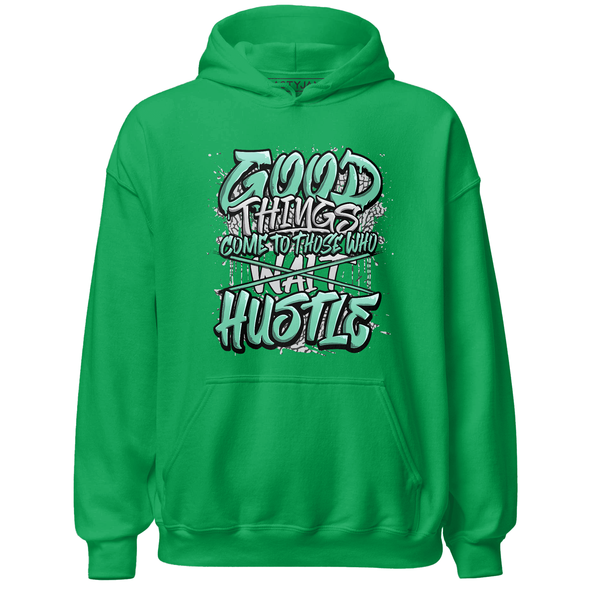 Green Glow 3s Hoodie Match Good Things - NastyJamz