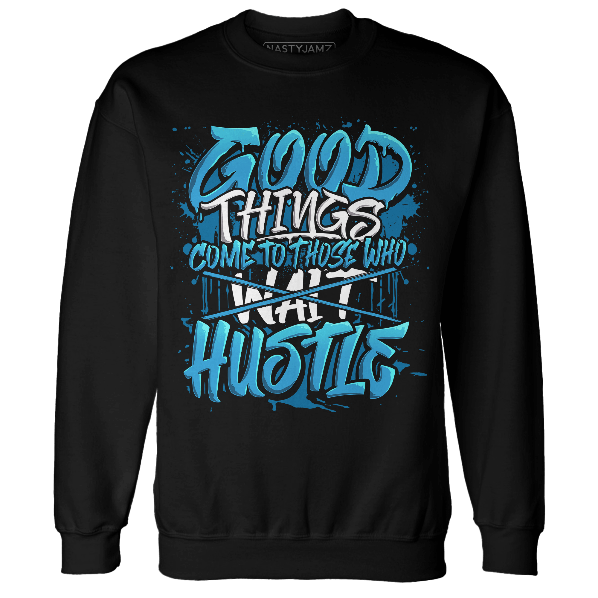Powder Blue 9s Sweatshirt Match Good Things - NastyJamz