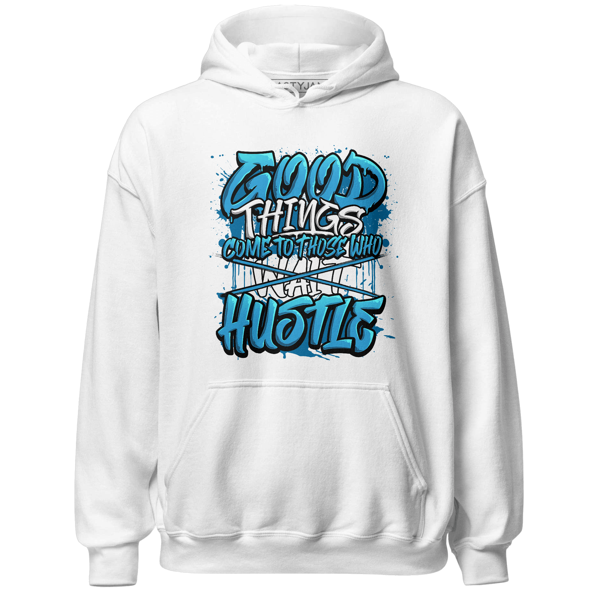 Powder Blue 9s Hoodie Match Good Things - NastyJamz