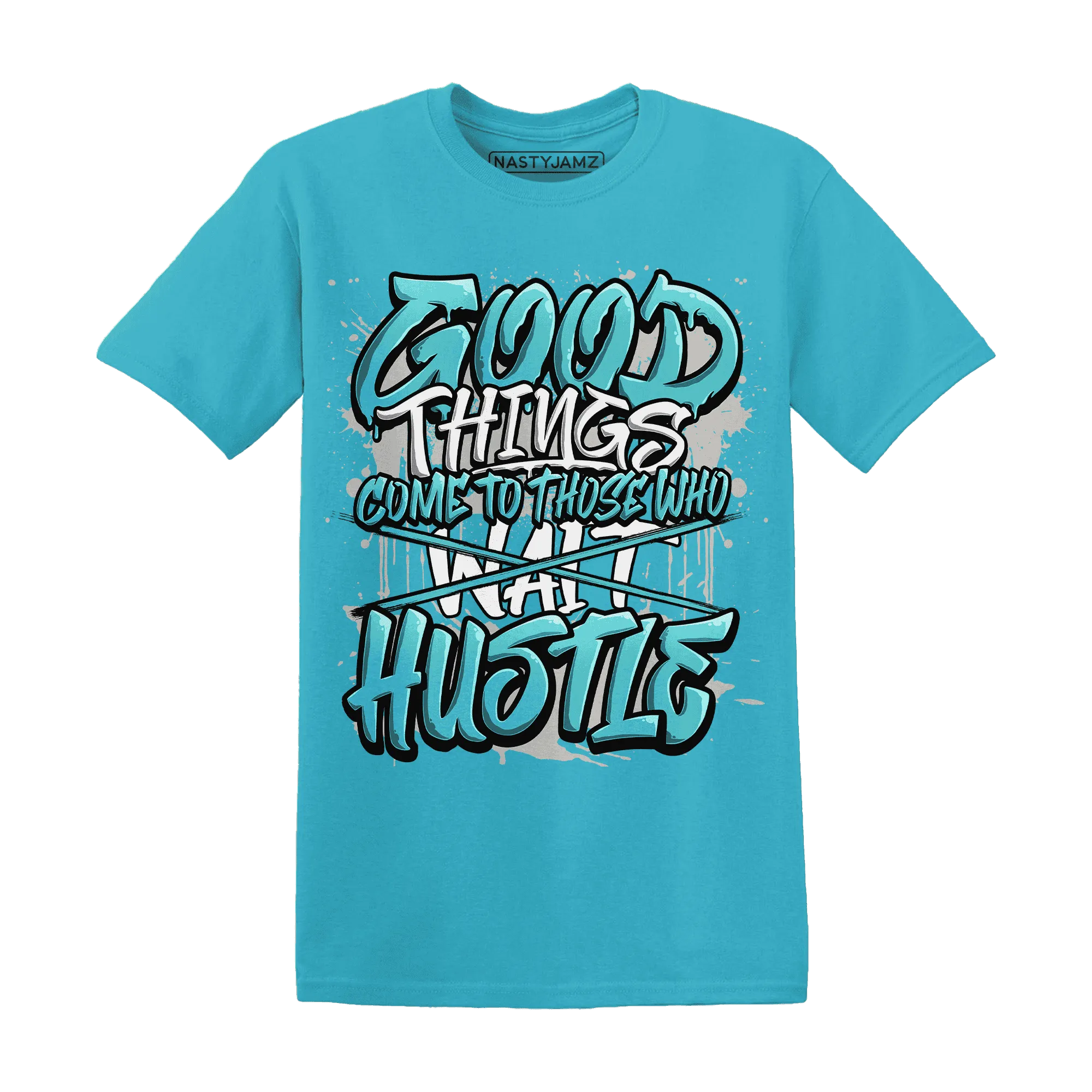 NastyJamz-NBL-Cyan-Burst-9060-T-Shirt-Match-Good-Things