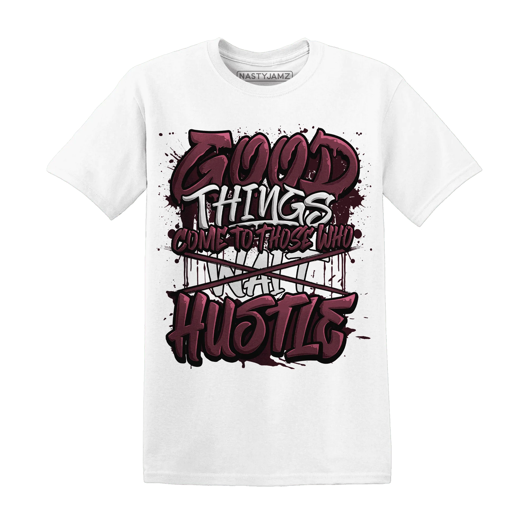 NastyJamz-VaporMax-Night-Maron-Burgundy-T-Shirt-Match-Good-Things