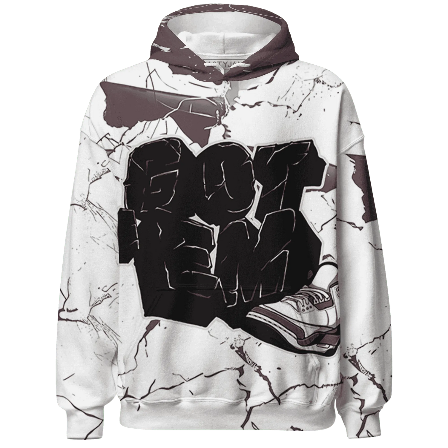 Burgundy-Crush-3s-Hoodie-Match-Got-Em-3D