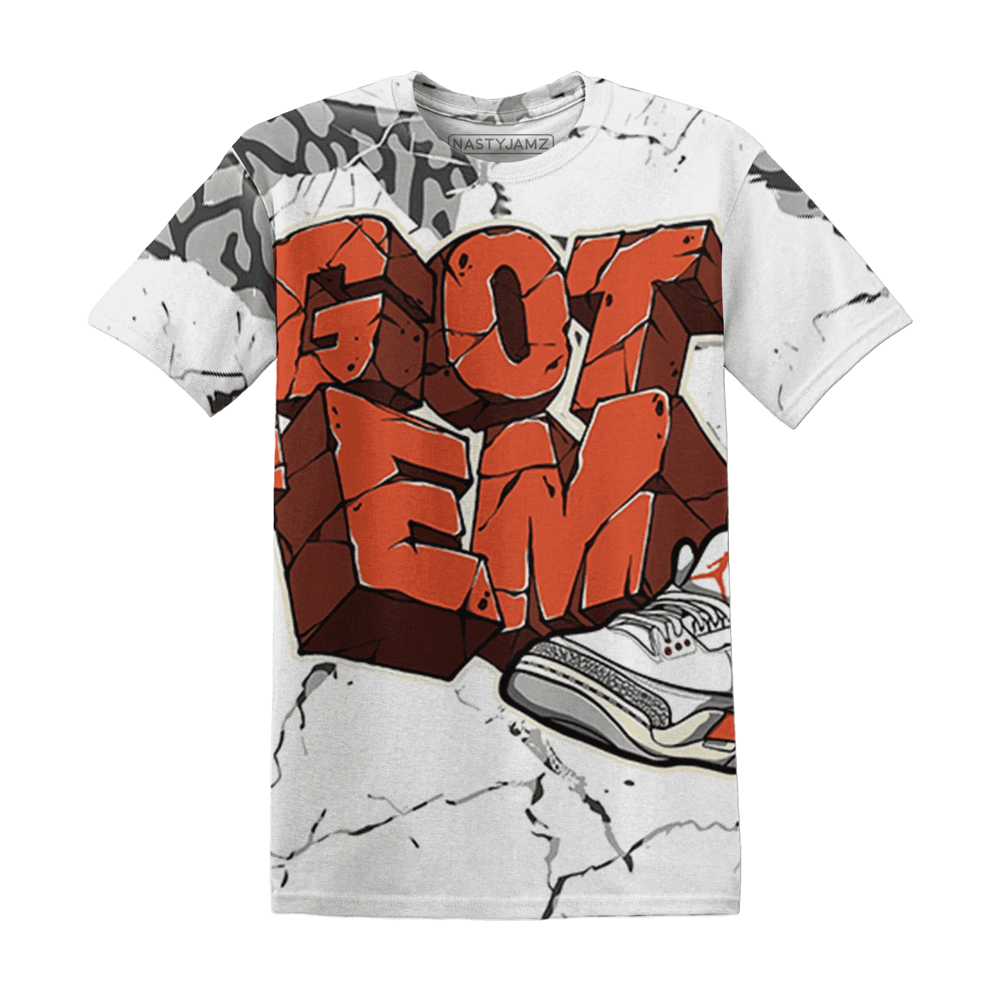 Georgia-Peach-3s-T-Shirt-Match-Got-Em-3D