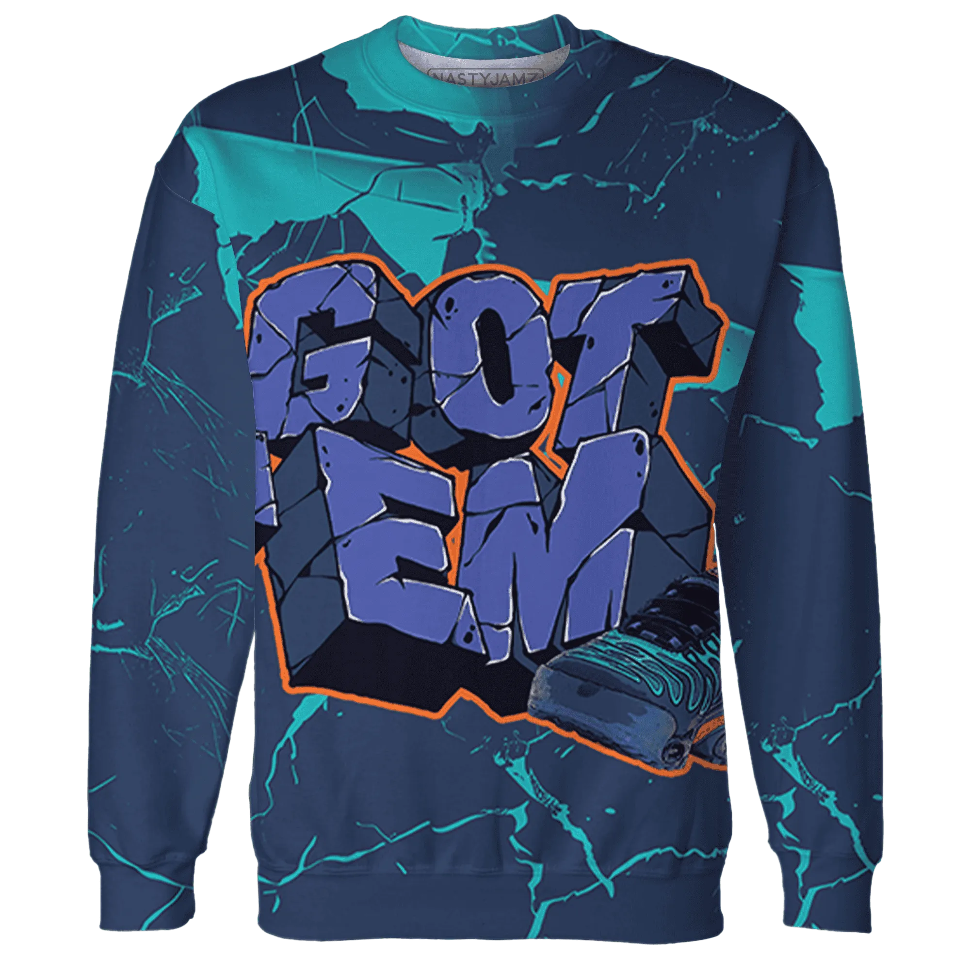 AM-Plus-Drift-Midnight-Navy-Total-Orange-Dusty-Cactus-Sweatshirt-Match-Got-Em-3D