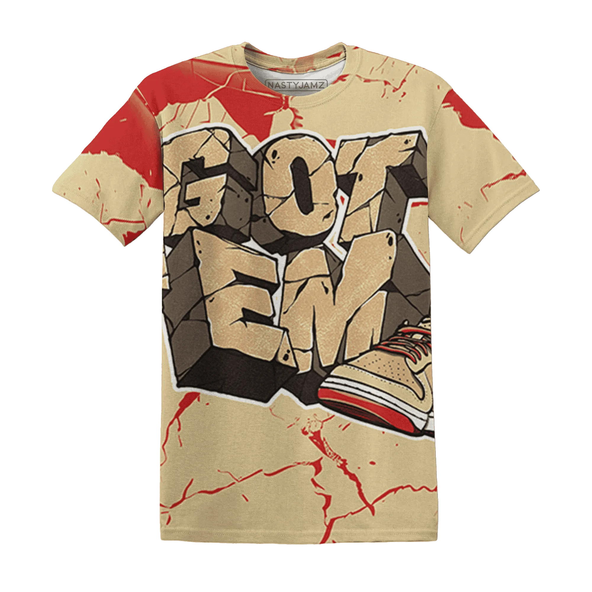 Dunk-Strawberry-Waffle-NastyJamz-T-Shirt-Match-Got-Em-3D