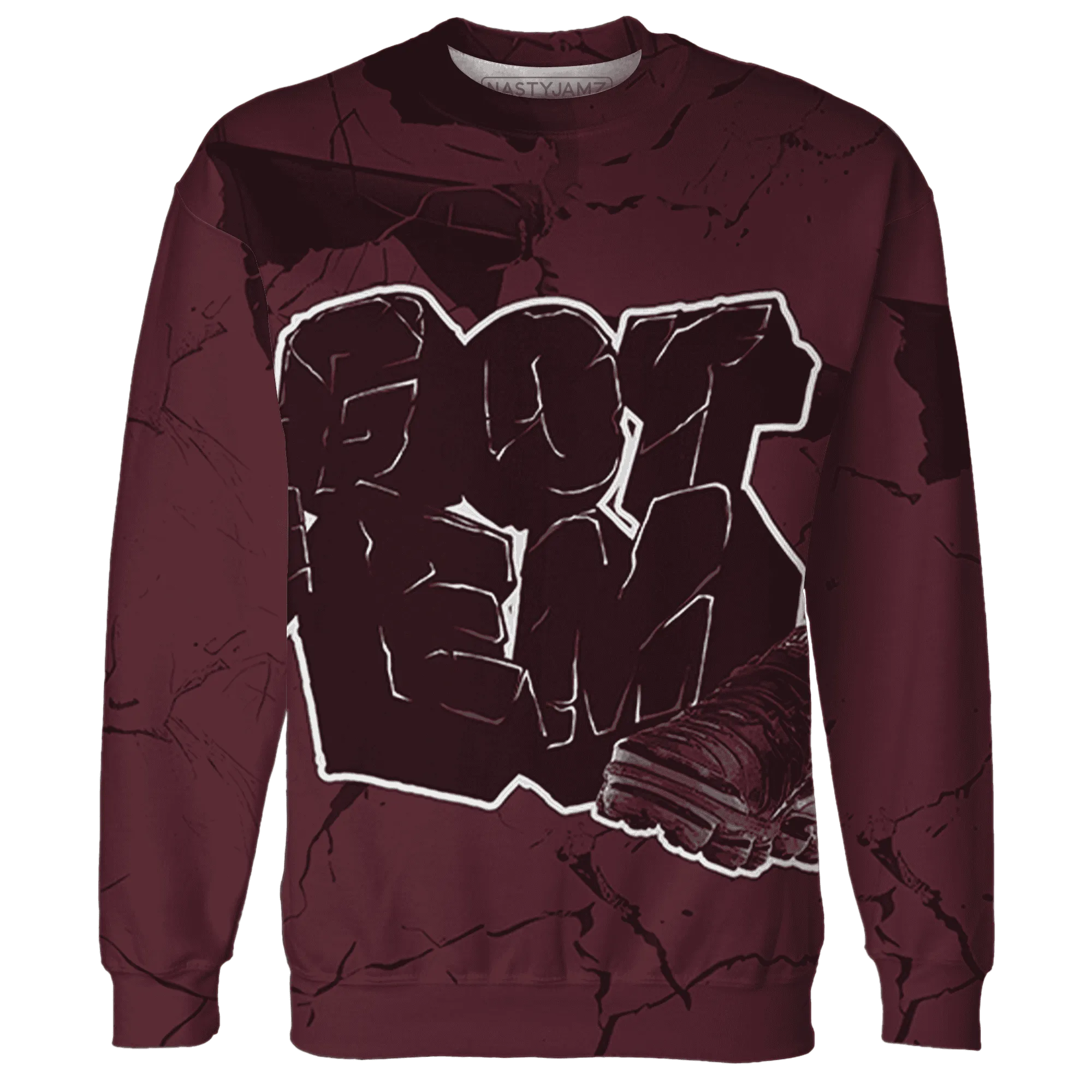 VaporMax-Night-Maron-Burgundy-Sweatshirt-Match-Got-Em-3D