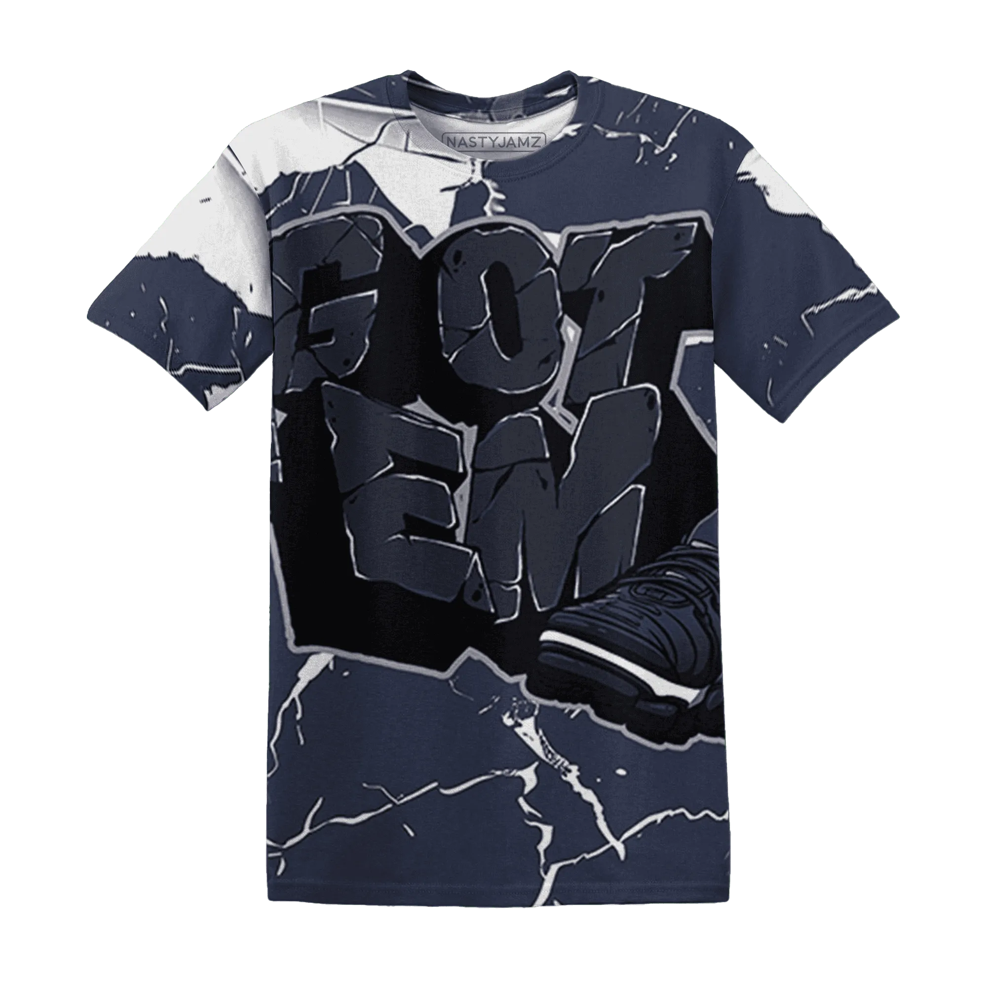 VaporMax-Plus-Midnight-Navy-White-Metallic-Silver-NastyJamz-T-Shirt-Match-Got-Em-3D