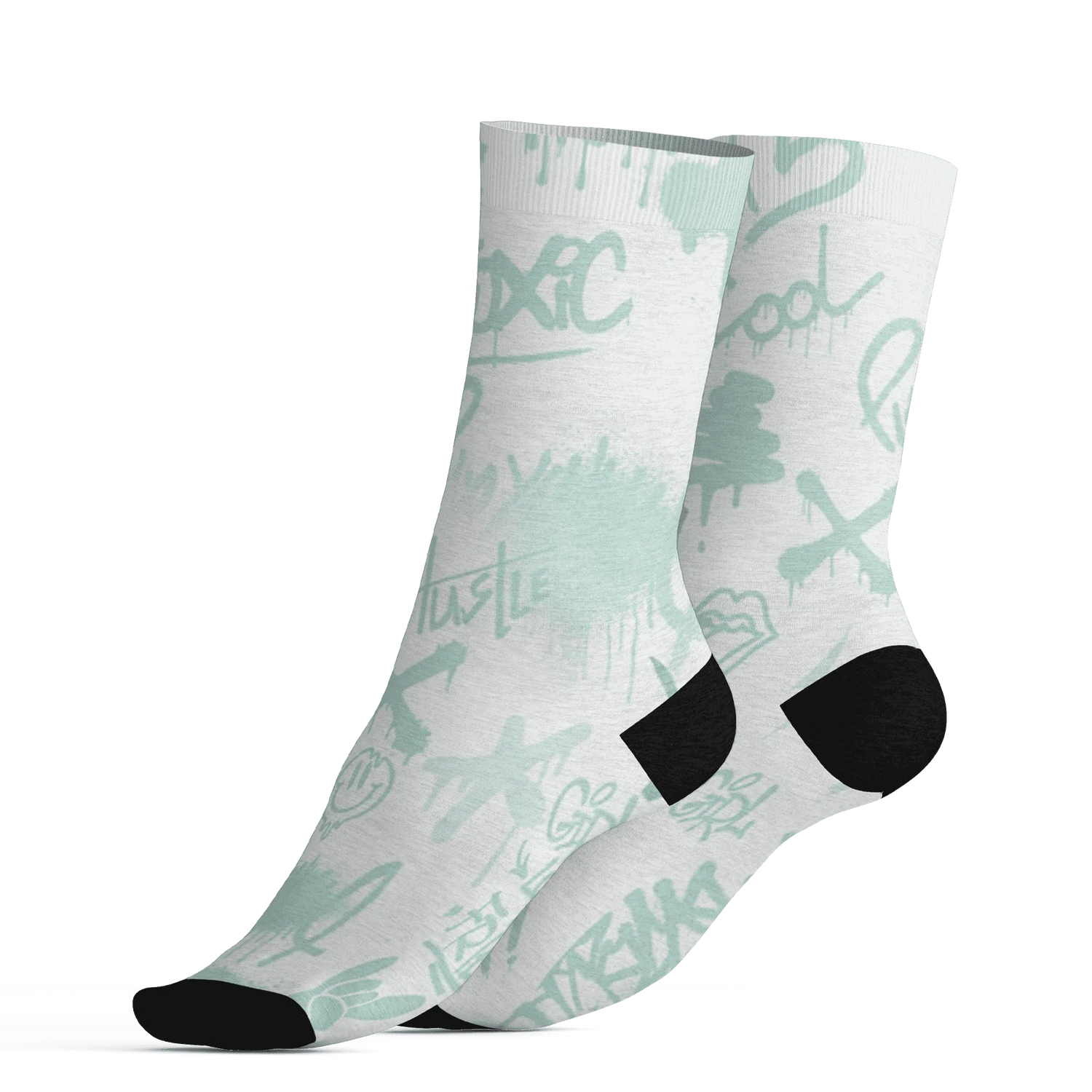 AF-1-Low-Jade-Ice-White-Socks-Match-Graffiti-King-3D-Doodle-Style